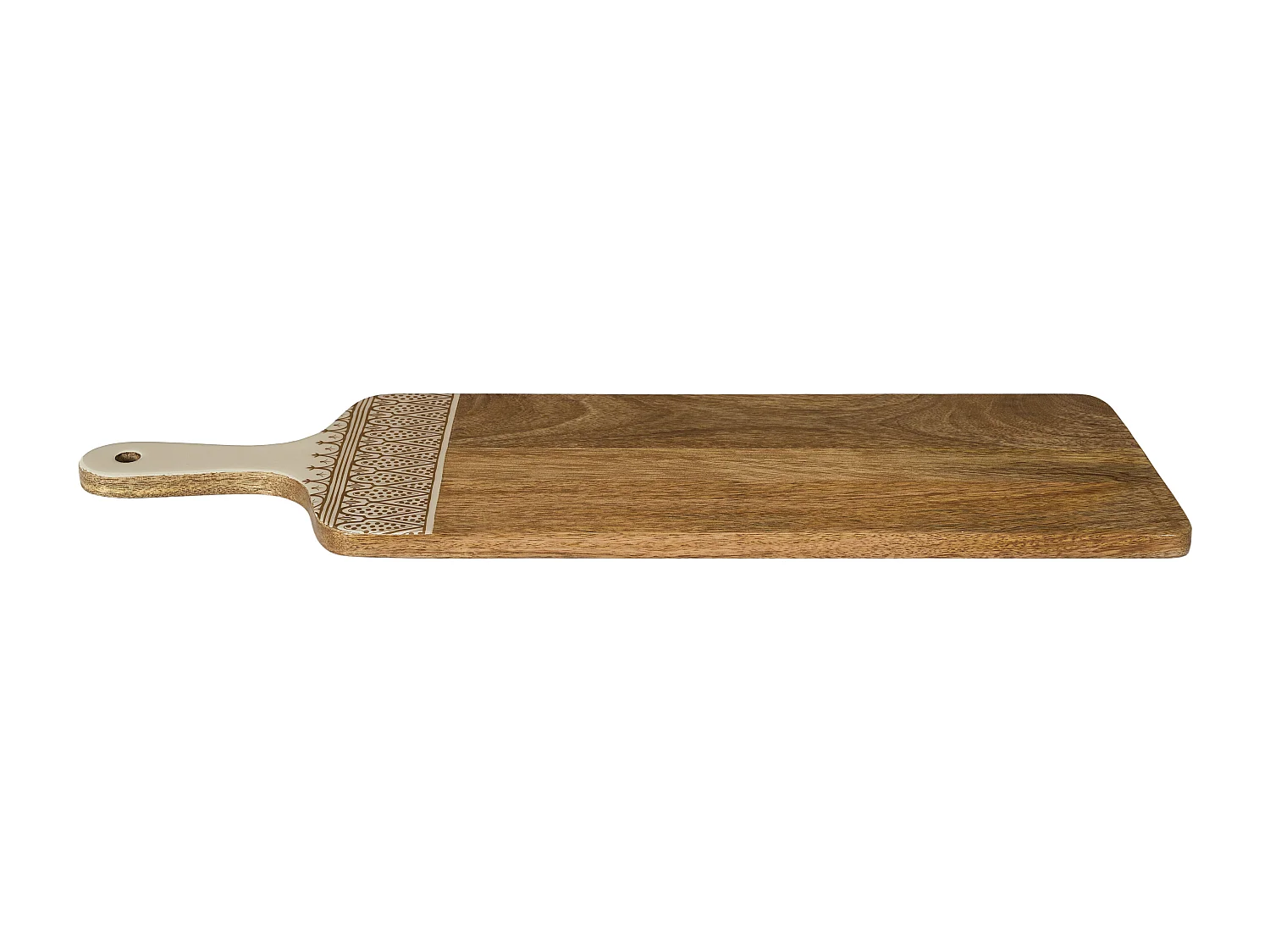 Planche de Présentation - HOME DECO FACTORY - Dune - Bois de Manguier - Motif Terracotta - 58 cm