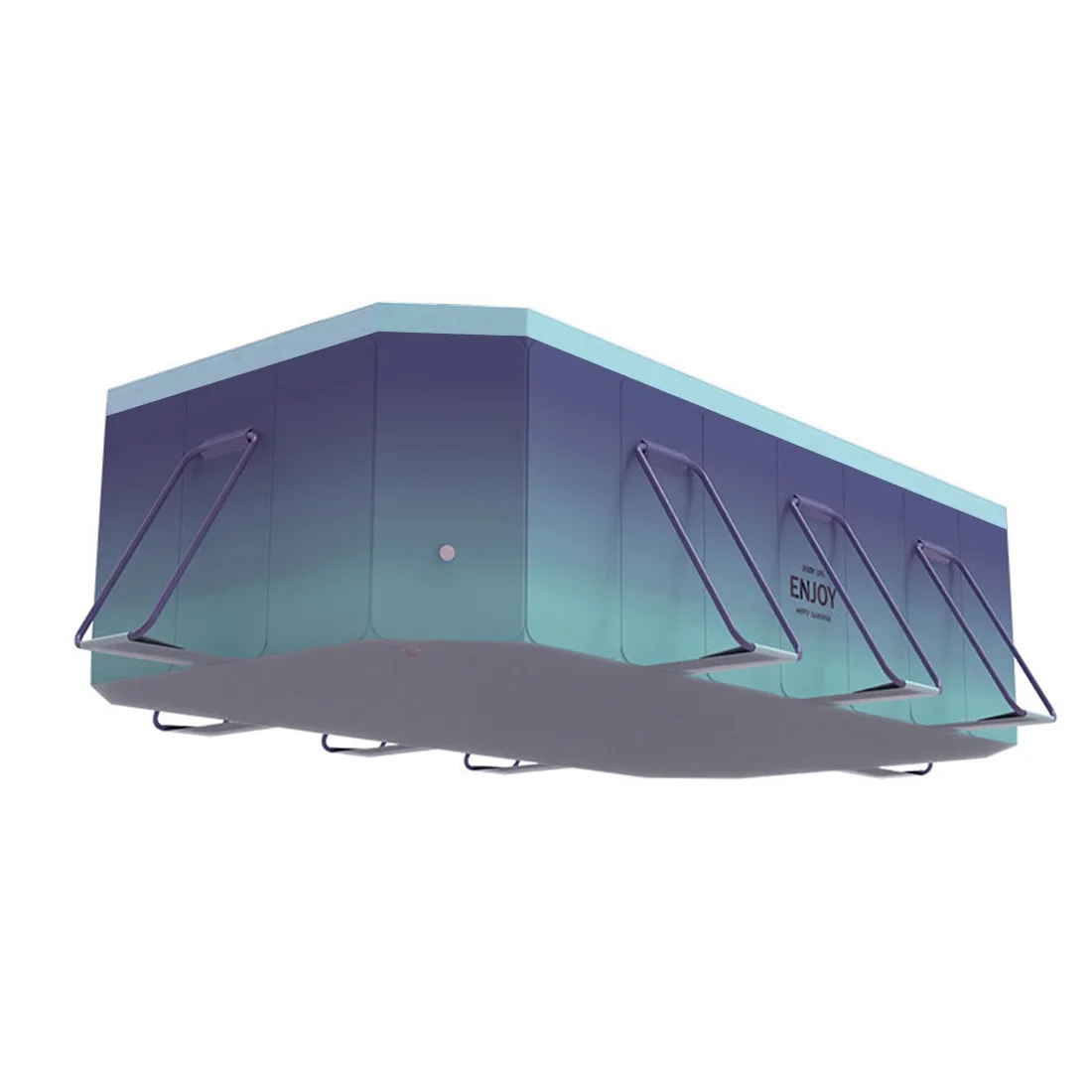 Foldable Swimming Pool, Large Non-Inflatable Outdoor Pools for Kids Adults Above Ground Pools, 116in - Image 13