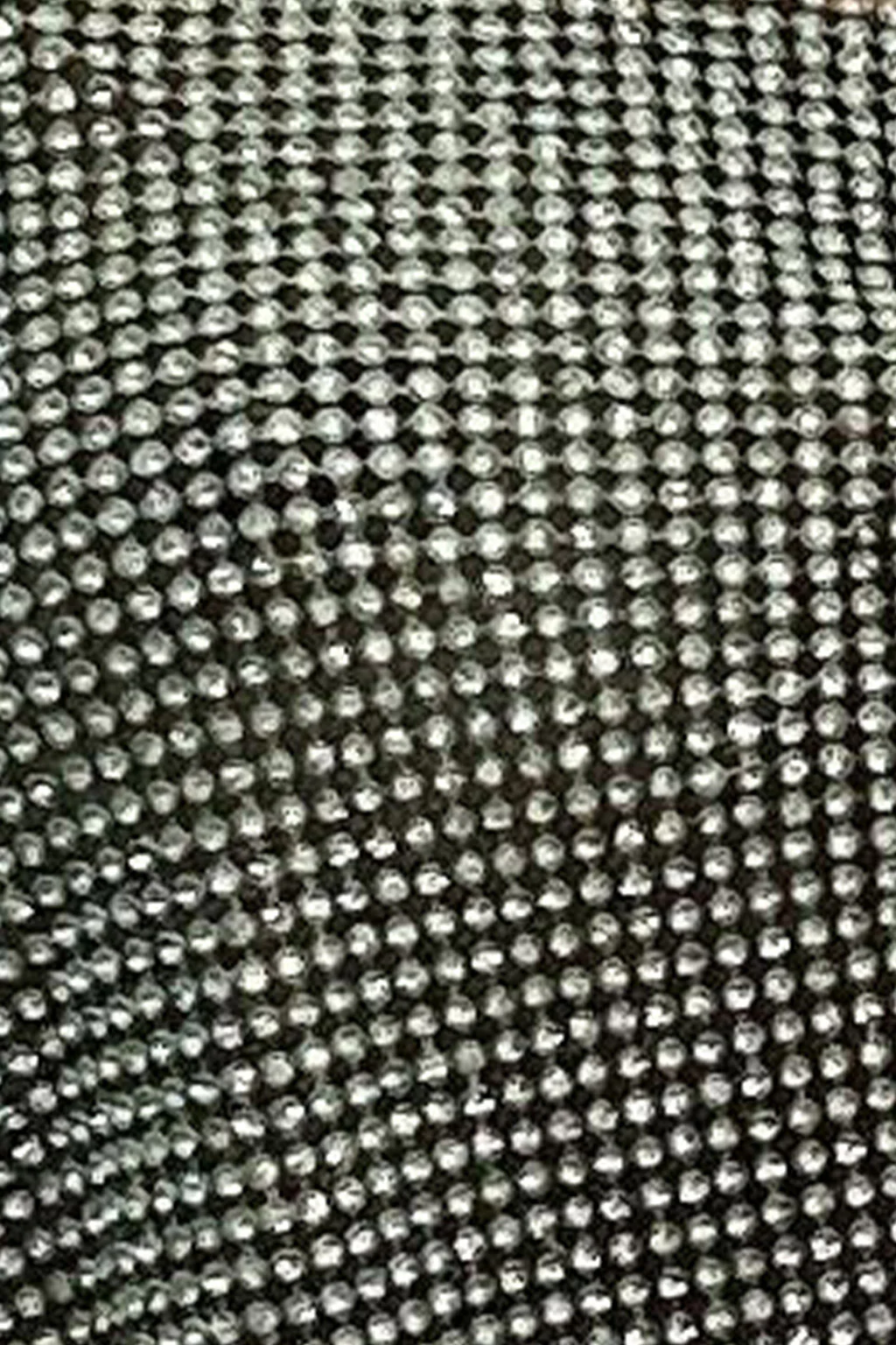 Marine Green Rhinestone Chainmail Tank