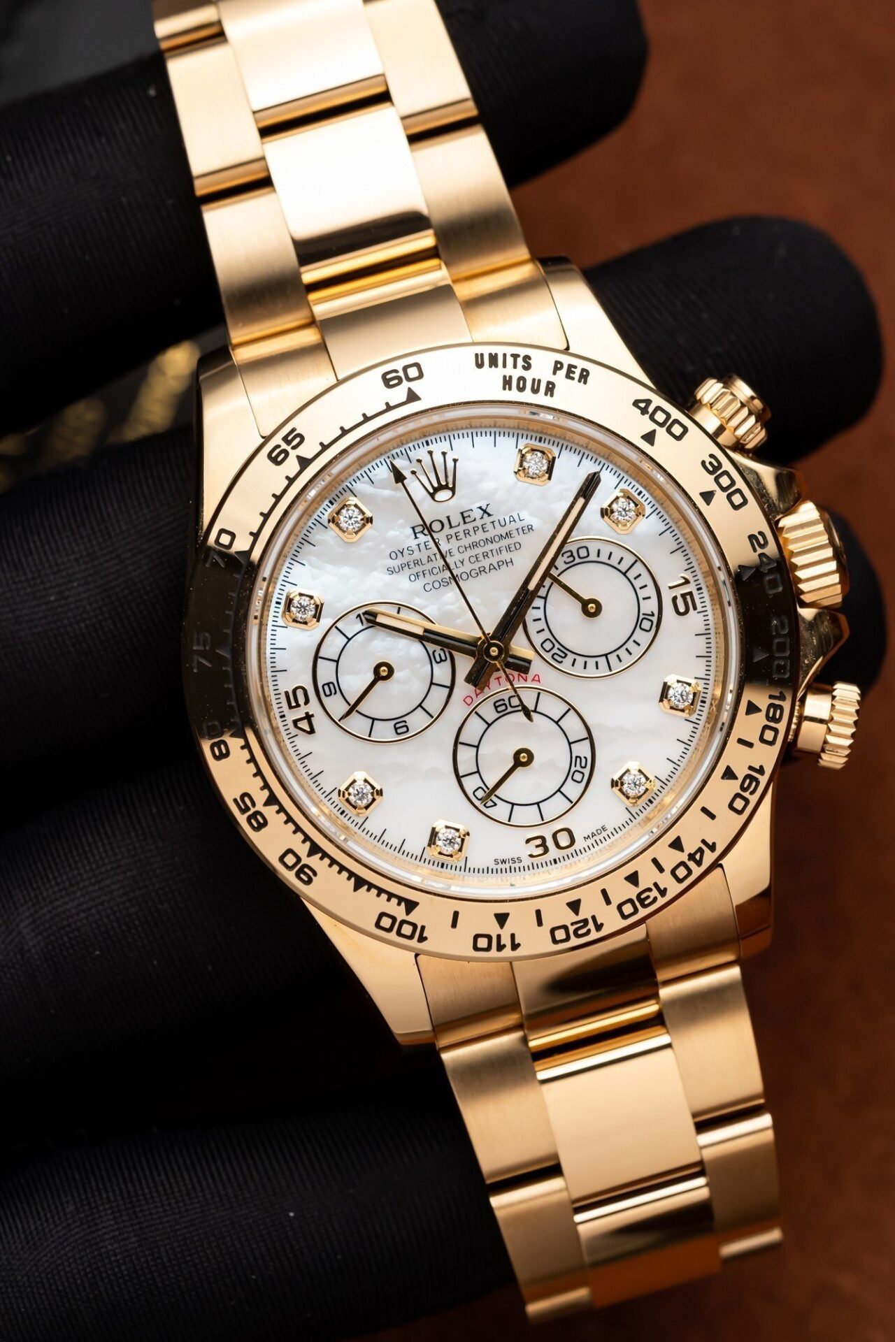 Rolex Replica 1:1 Watch Daytona 116508 White Mother-of-Pearl Dial Clean Factory 40mm - Elite Watch Atelier