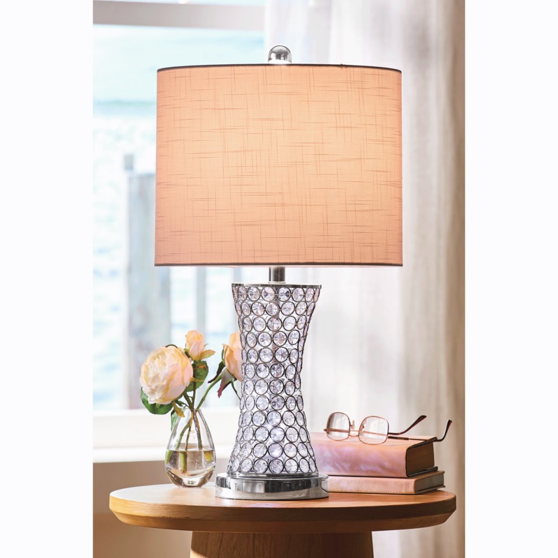 Crystal Base Table Lamp - MIDNIGHT VELVET CATALOG
