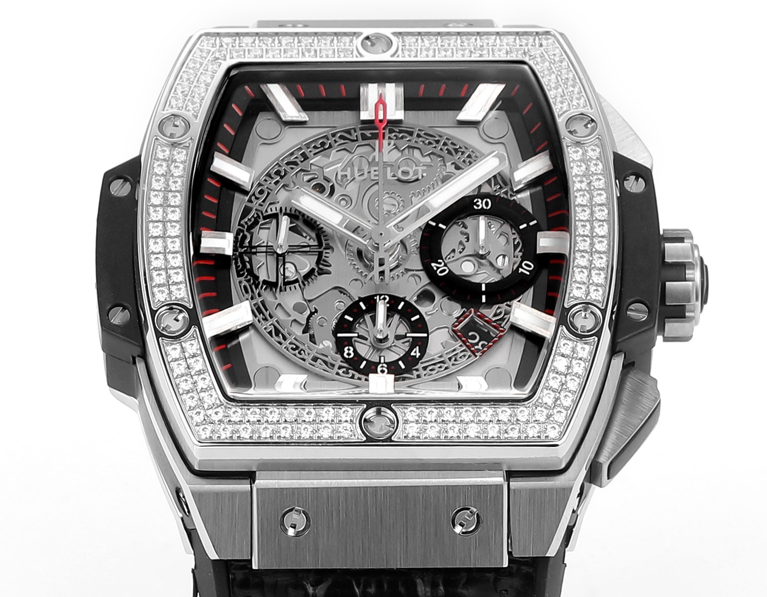 Hublot SPIRIT OF BIG BANG Chronograph, 45 mm Textured rubber strap(1:1 replica) - Top club