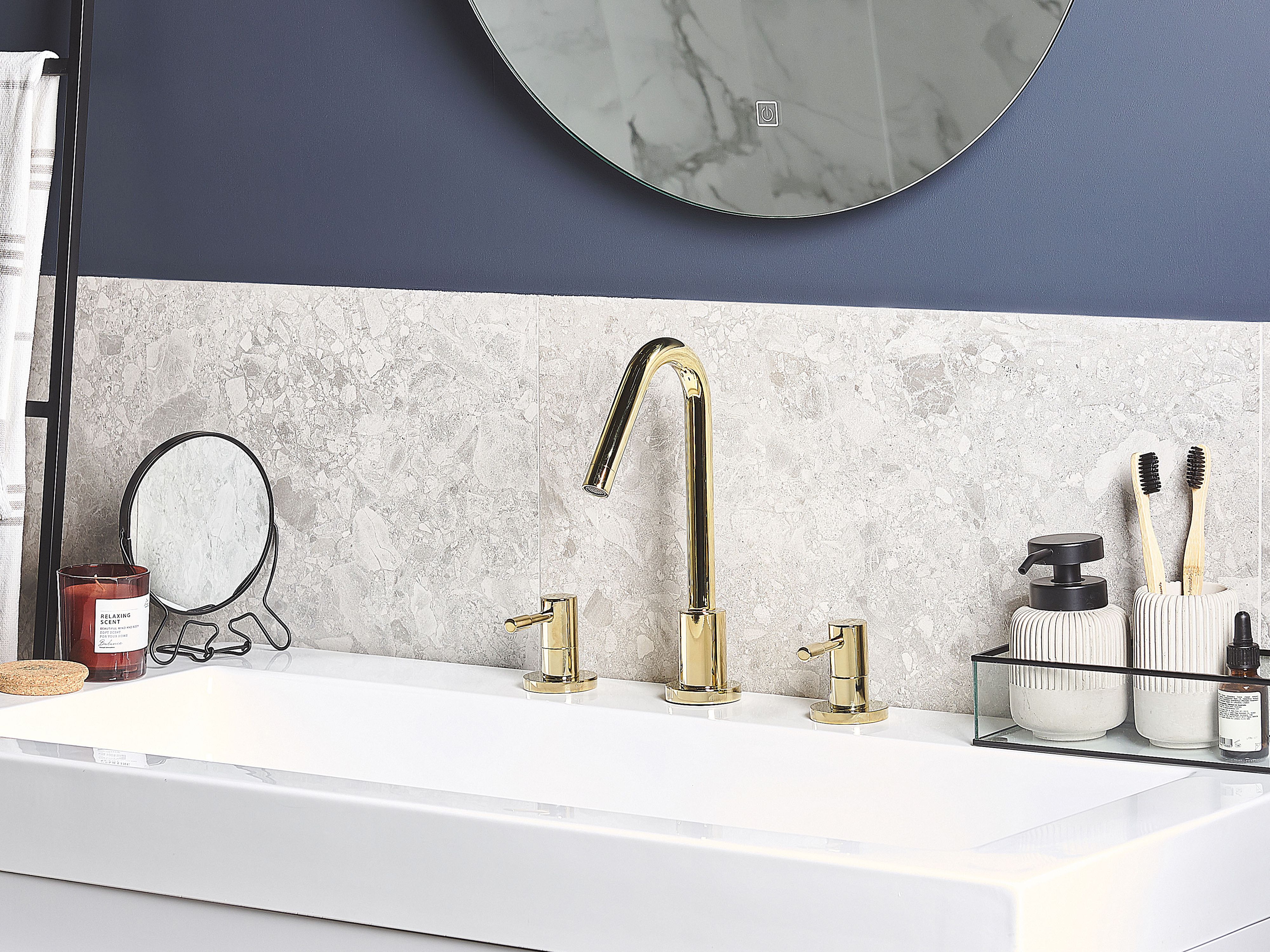 Basin Mixer Tap KALAMBO Brass Gold
