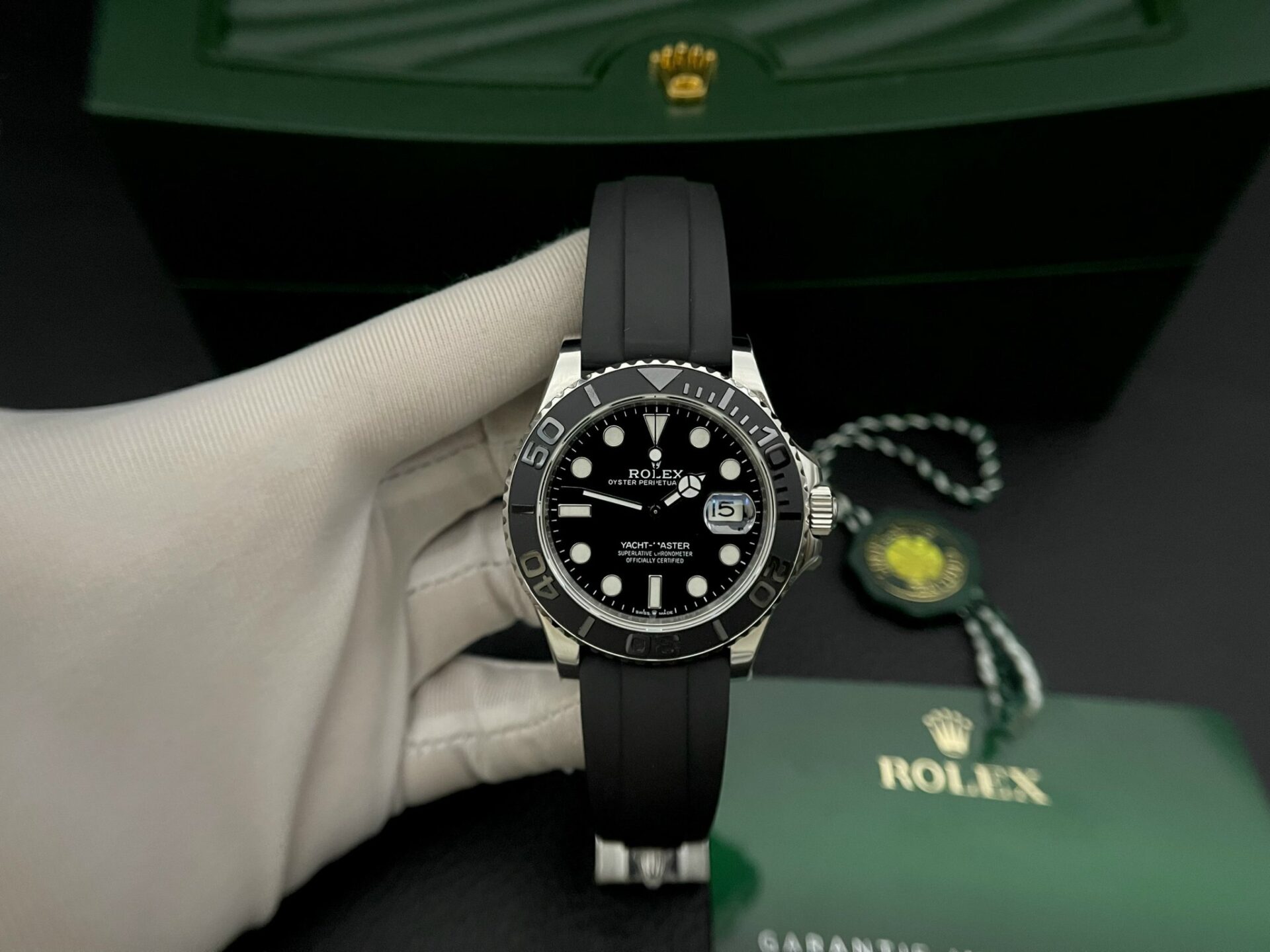 Rolex Replica 11 Watch Yacht-Master Swiss Movement Black Dial EW Factory 40mm - Top club