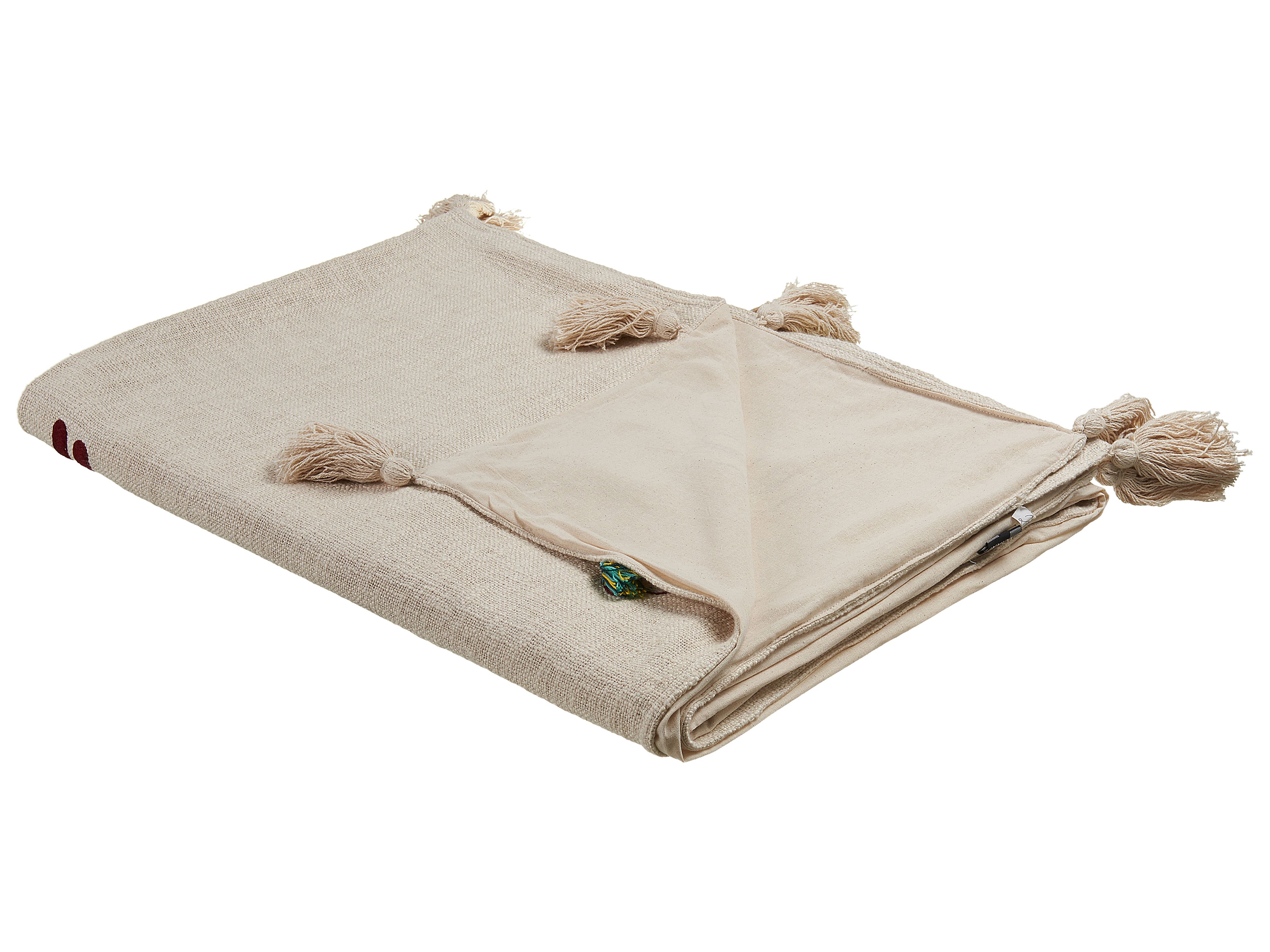 Blanket DEOGHAR Cotton 130 x 180 cm Beige
