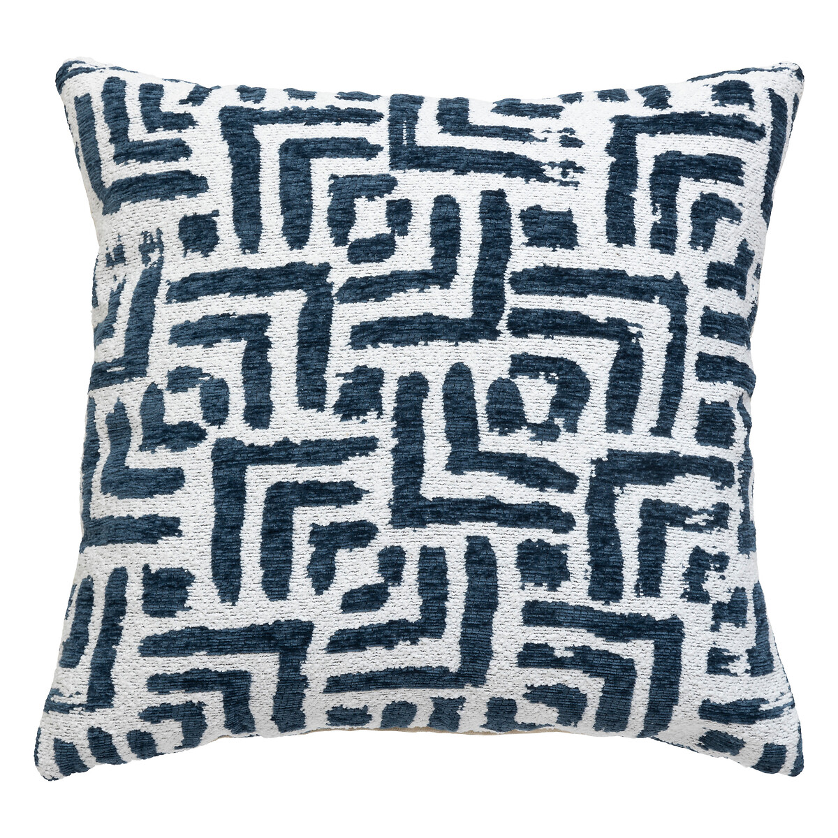 Cushion cover, chenille "Jeni" Aegean blue, 40x40 cm