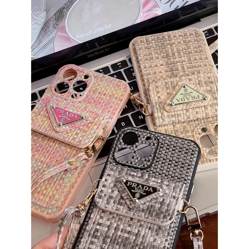 Pra Weave Card Bag Crossbody iPhone Case - Wholesale & Influencer