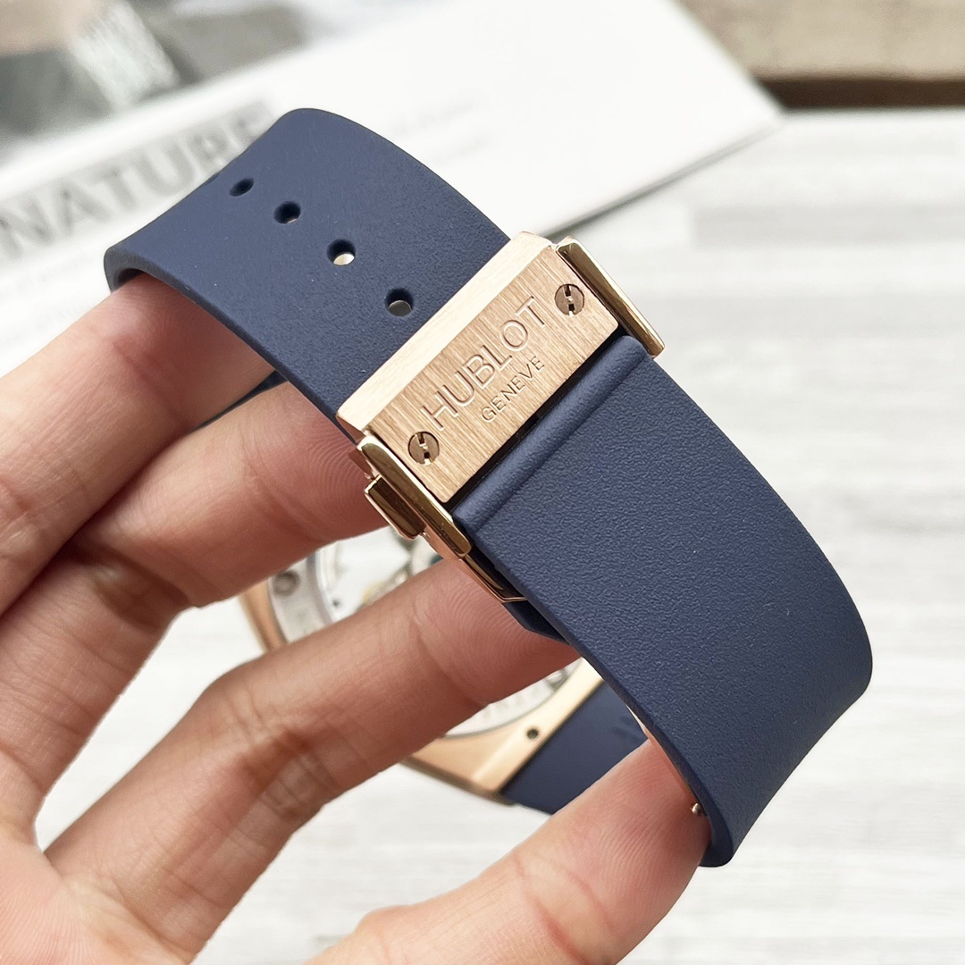 Hublot BIG BANG series, 46 mm Malaysian rubber strap(1:1 replica) - Top club