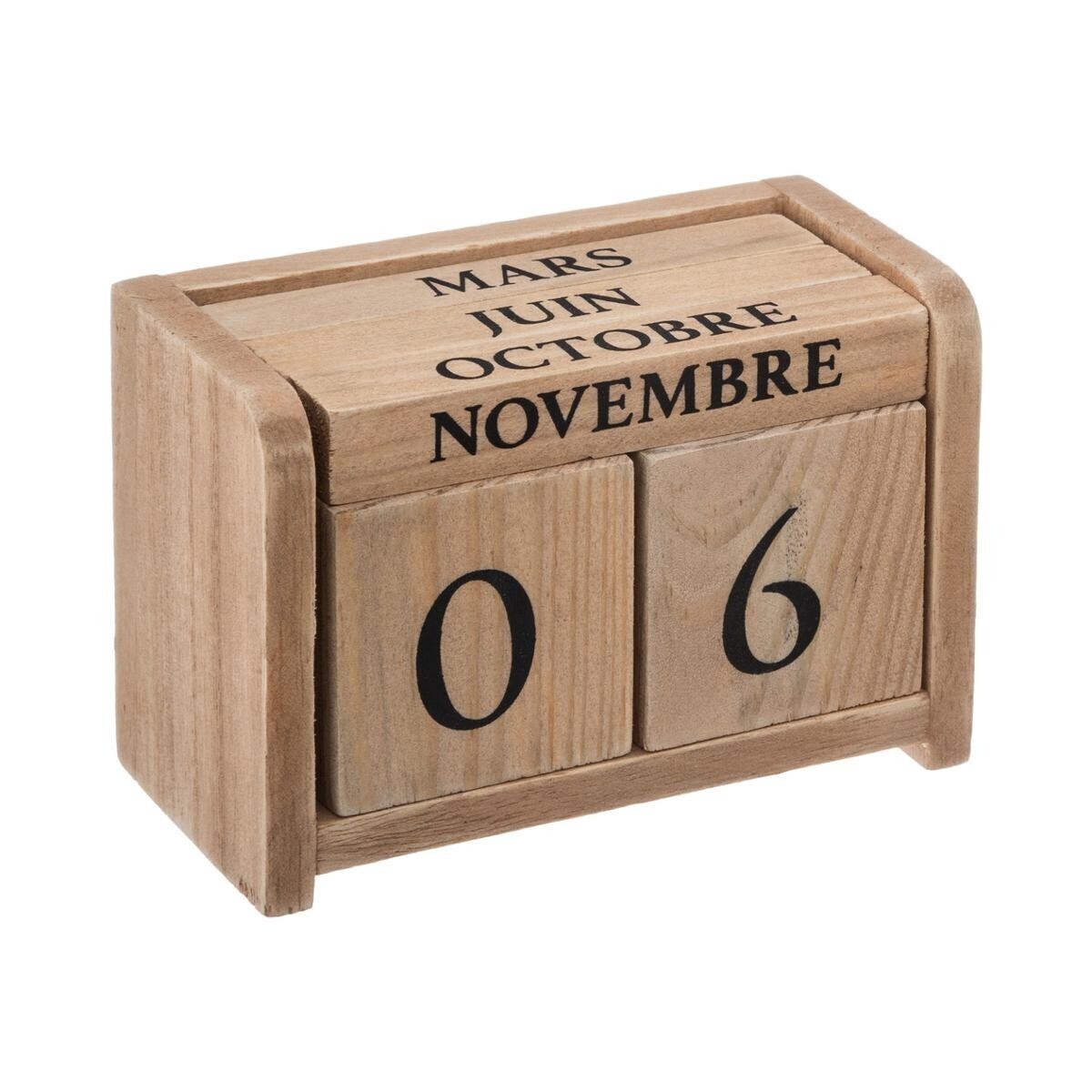 Calendar "Colonial" Beige, 7.5x11 cm