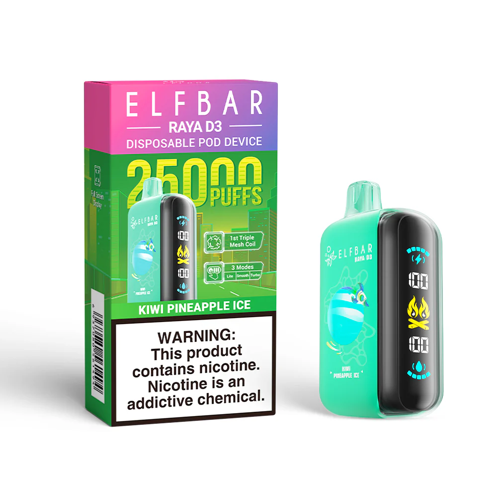 ELFBAR RAYA D3 jednorazowy e-papieros (wszystkie smaki)