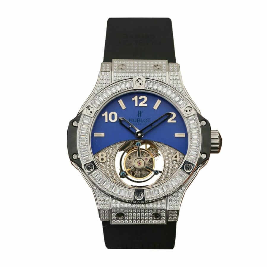 Hublot With Diamonds Blue Replica - Top club