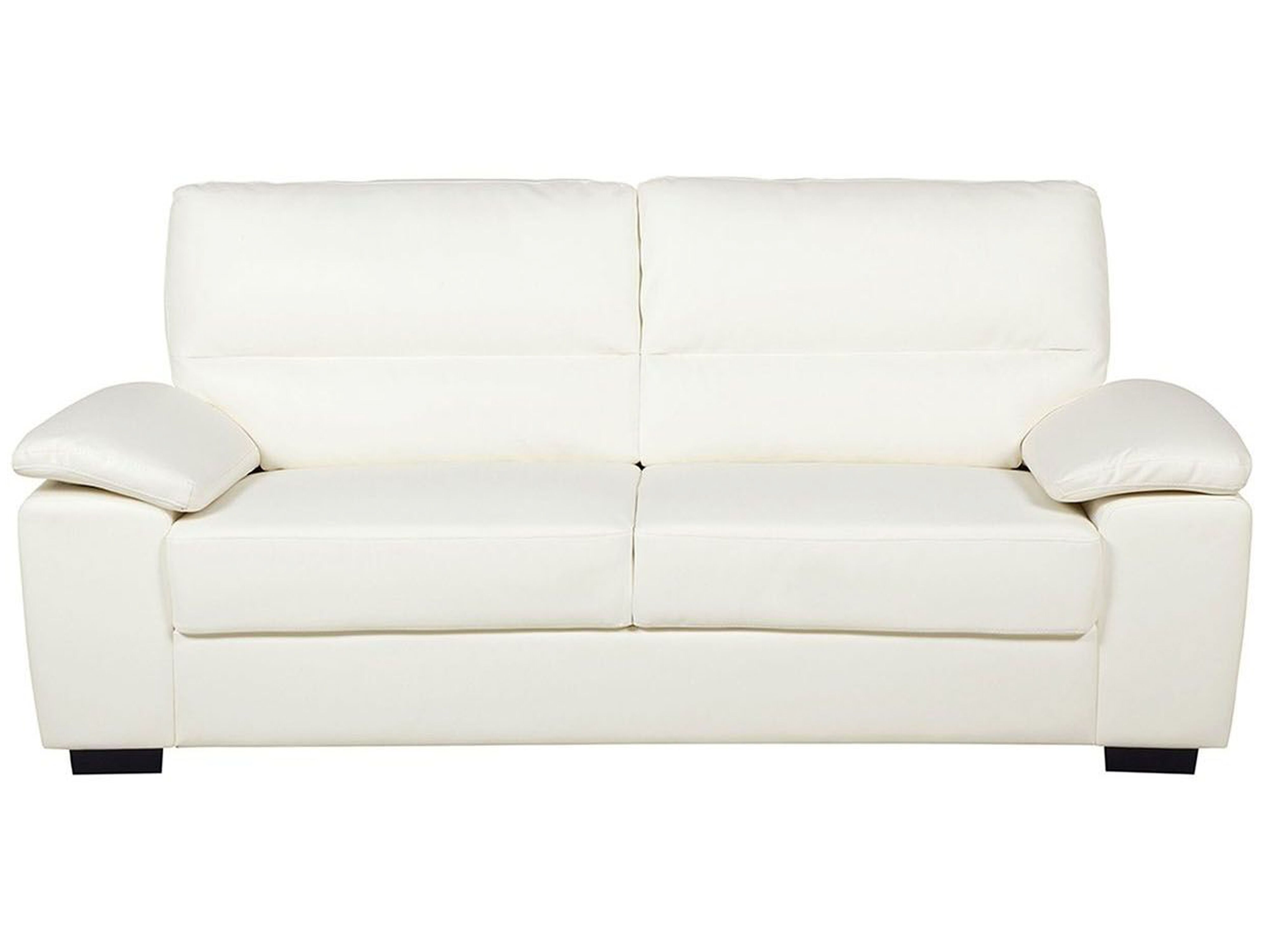 Sofa 3 Seater VOGAR Faux Leather Off-White