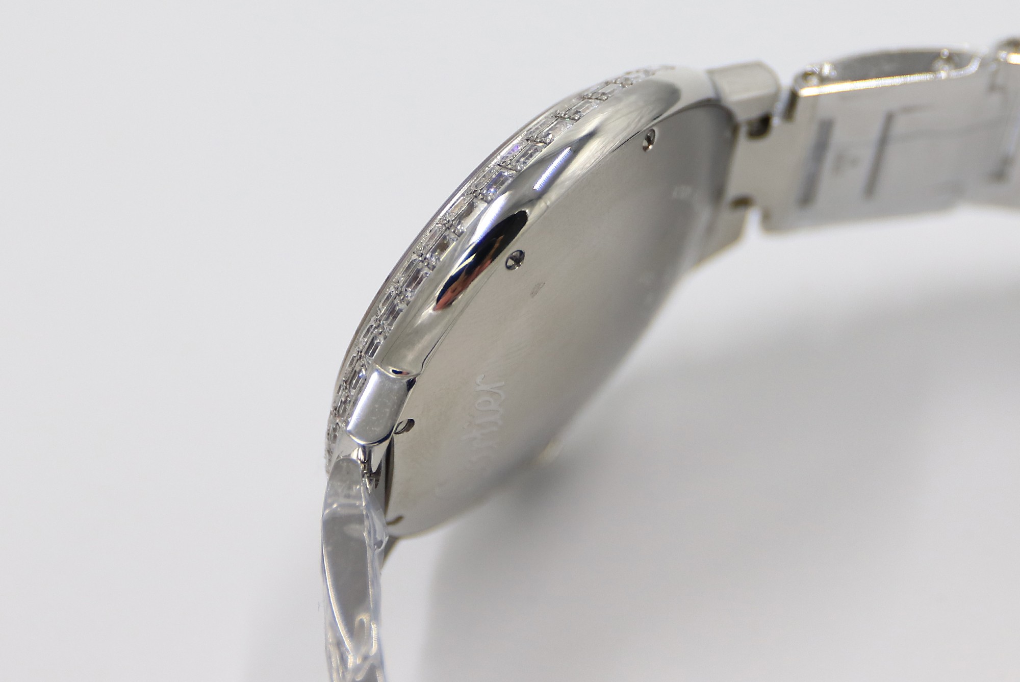 Cartier Blue Balloon Square Diamonds Full Sky Watch-White-Steel Strap-42mm(1:1 replica) - Top club