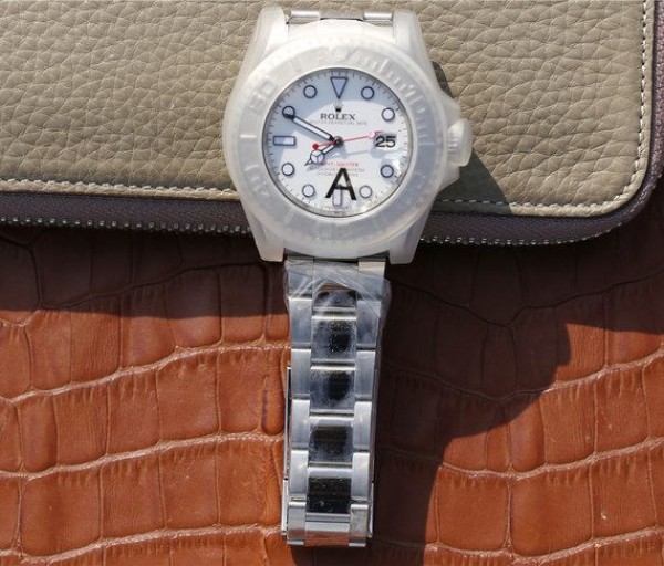 Replica Rolex Yacht-Master 116622 JF White Dial on SS Bracelet SH3135 - Top club