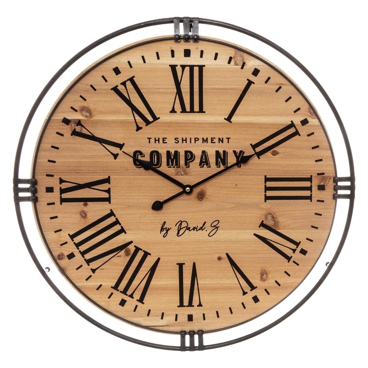 Clock"Colonial" Wood, D.58 cm
