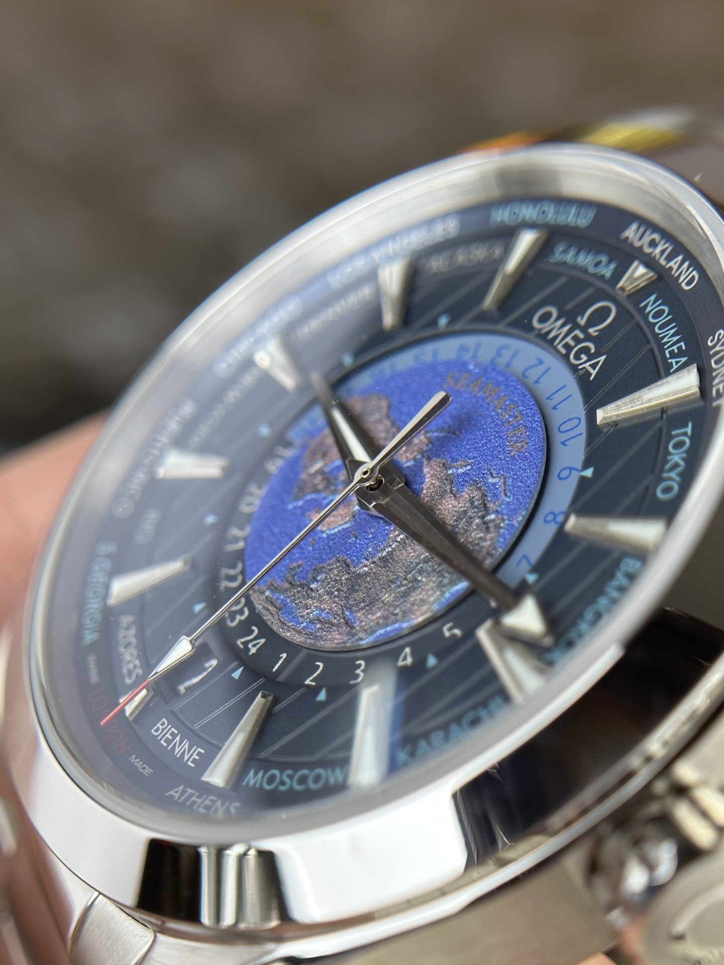 Omega Replica 1:1 Watch Seamaster Aqua Terra Blue Dial VS Factory 43mm - Top club