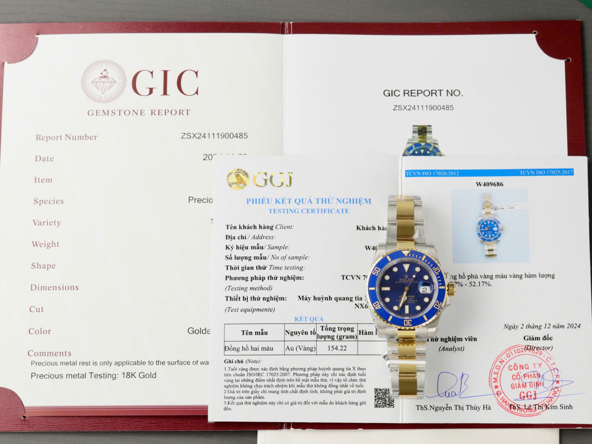 Rolex Submariner Dial Blue Copies Watches Gold Wrapped Custom 40mm - Elite Watch Atelier
