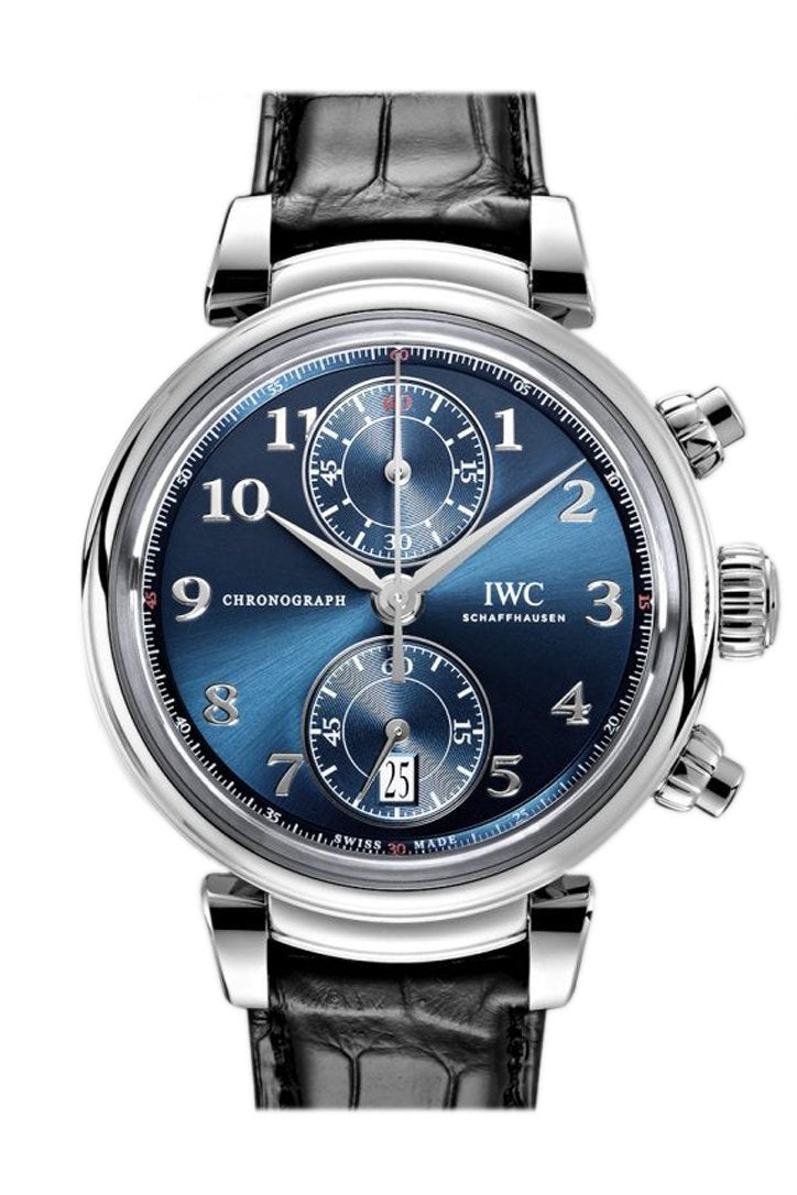 IWC Da Vinci  Blue Dial Automatic Chronograph 42mm Men's Watch IW393402(1:1 replica) - Top club