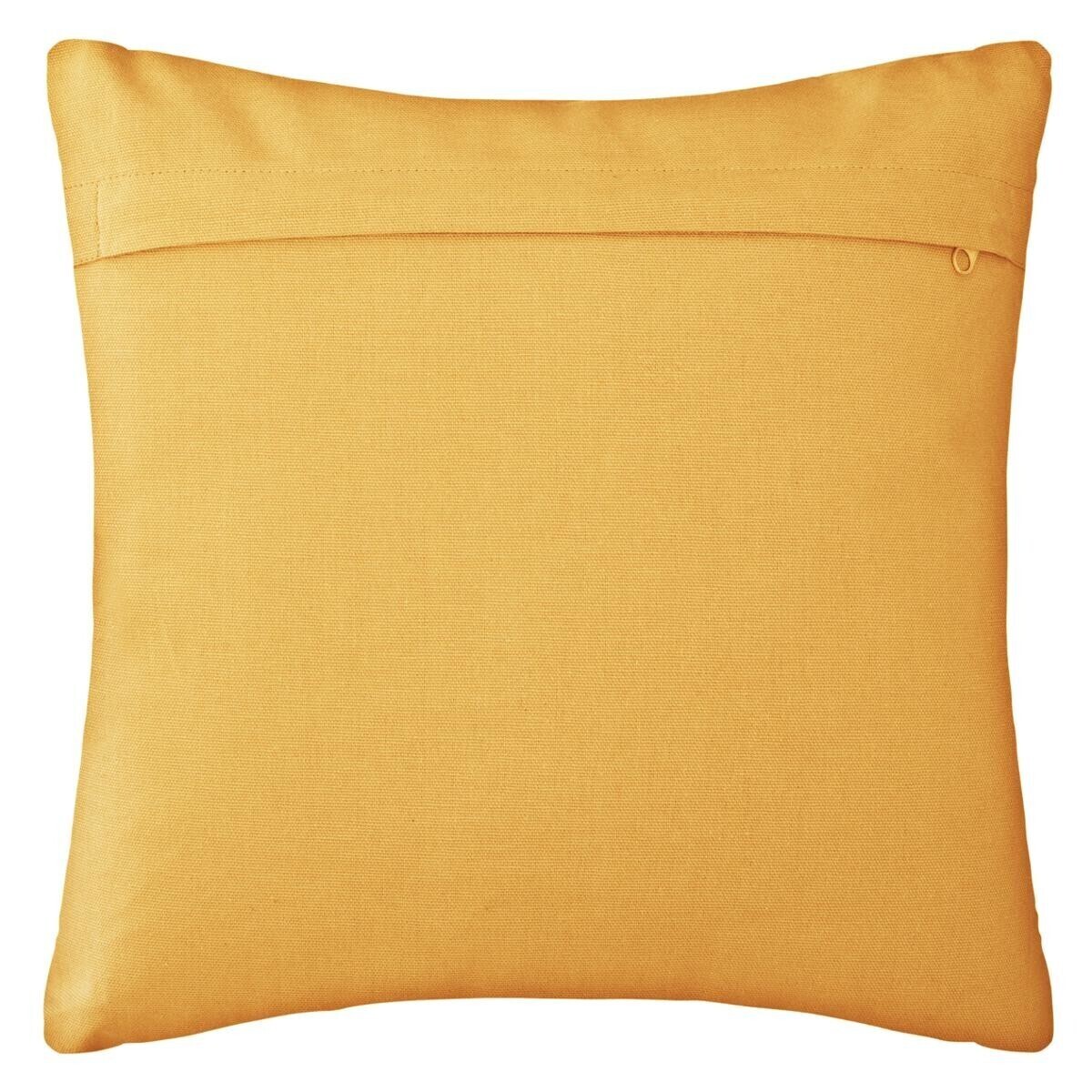 Pattern cushion "Otto" Yellow, 38x38 cm