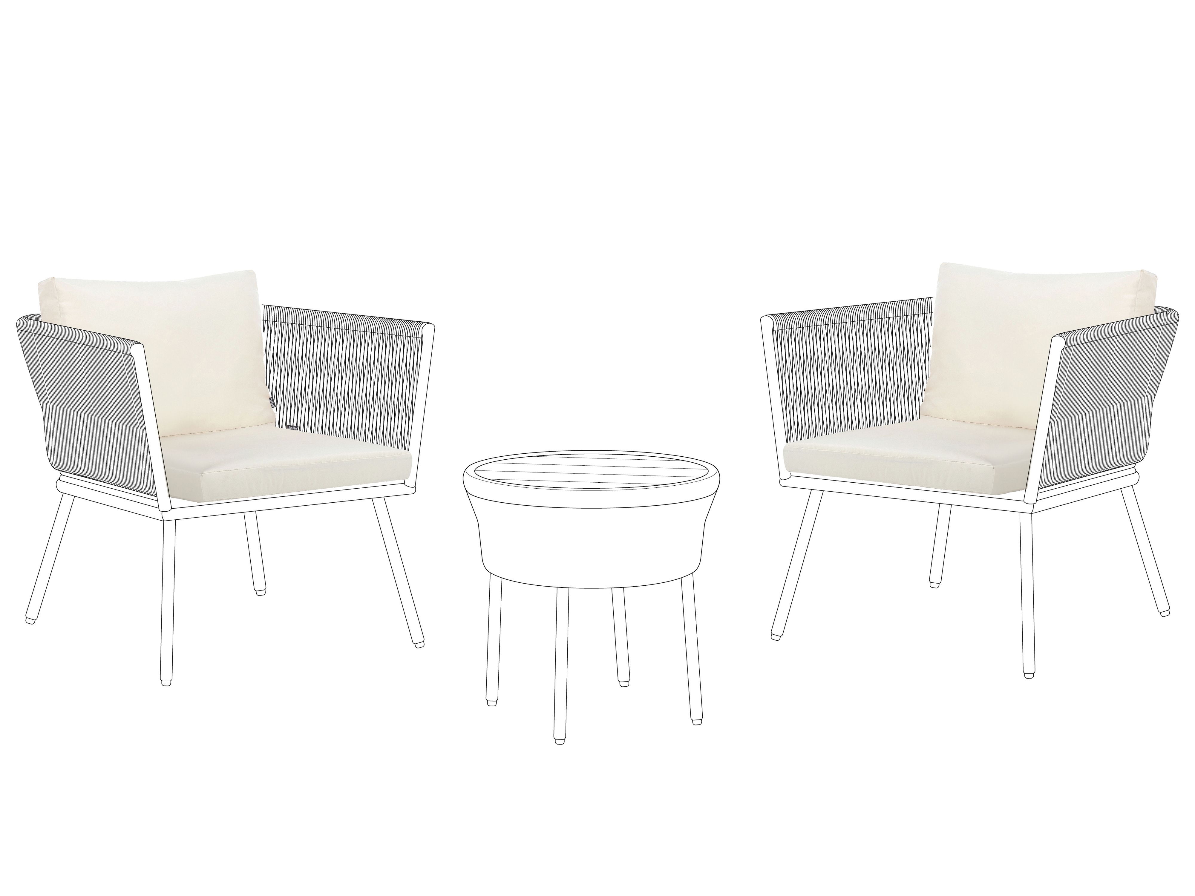 Outdoor Cushion Cover Set GARGANO Light Beige