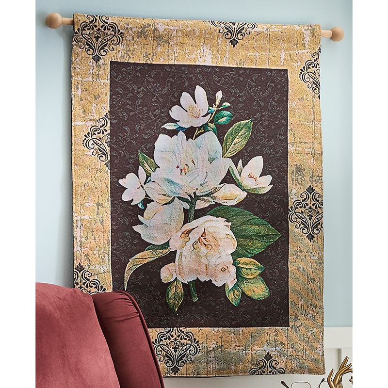 Magnolia Tapestry Wall Hanging - MIDNIGHT VELVET CATALOG