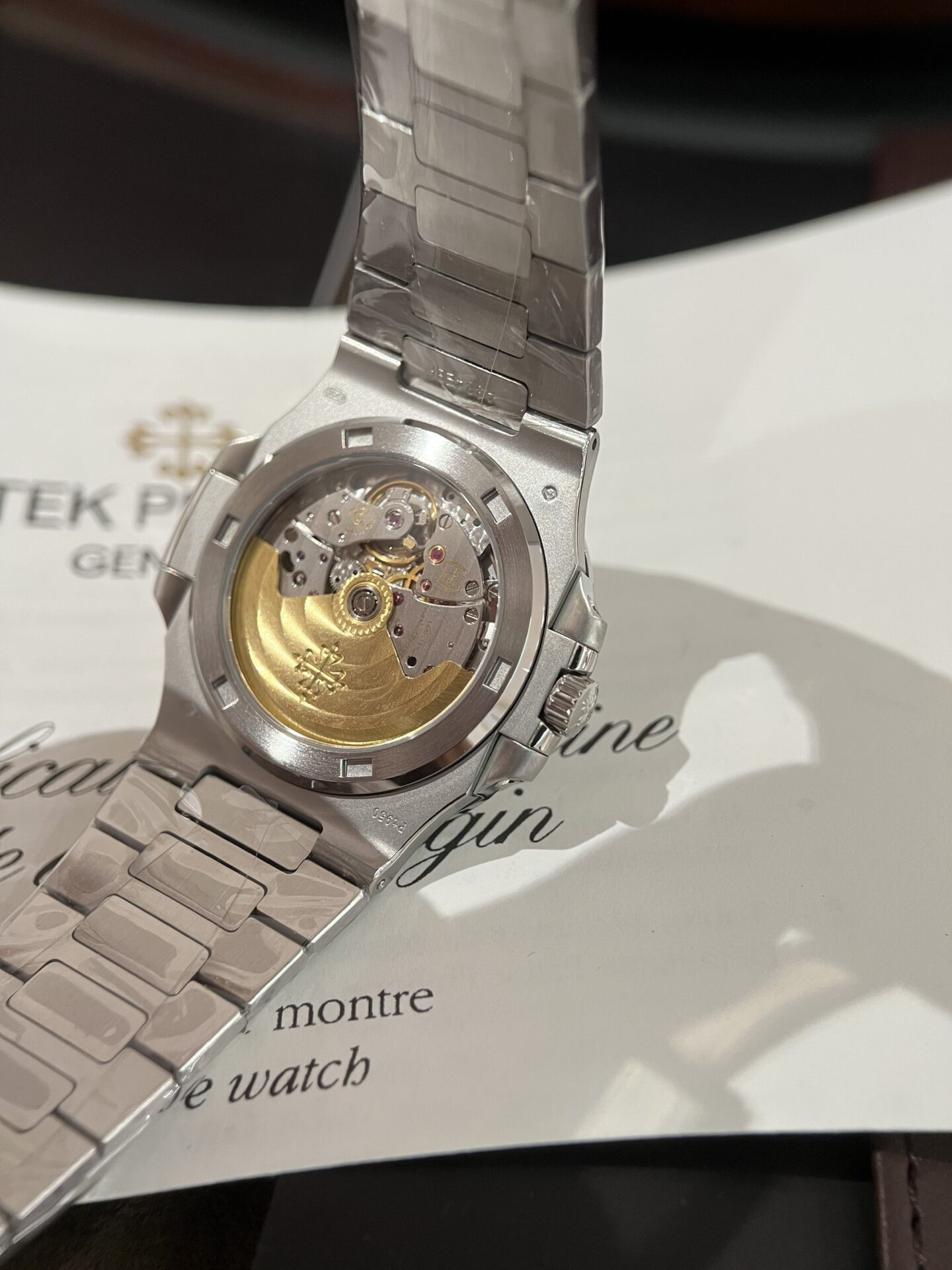 Patek Philippe 5726G Replica Watch Steel Strap Blue Dial 40.5mm - Top club