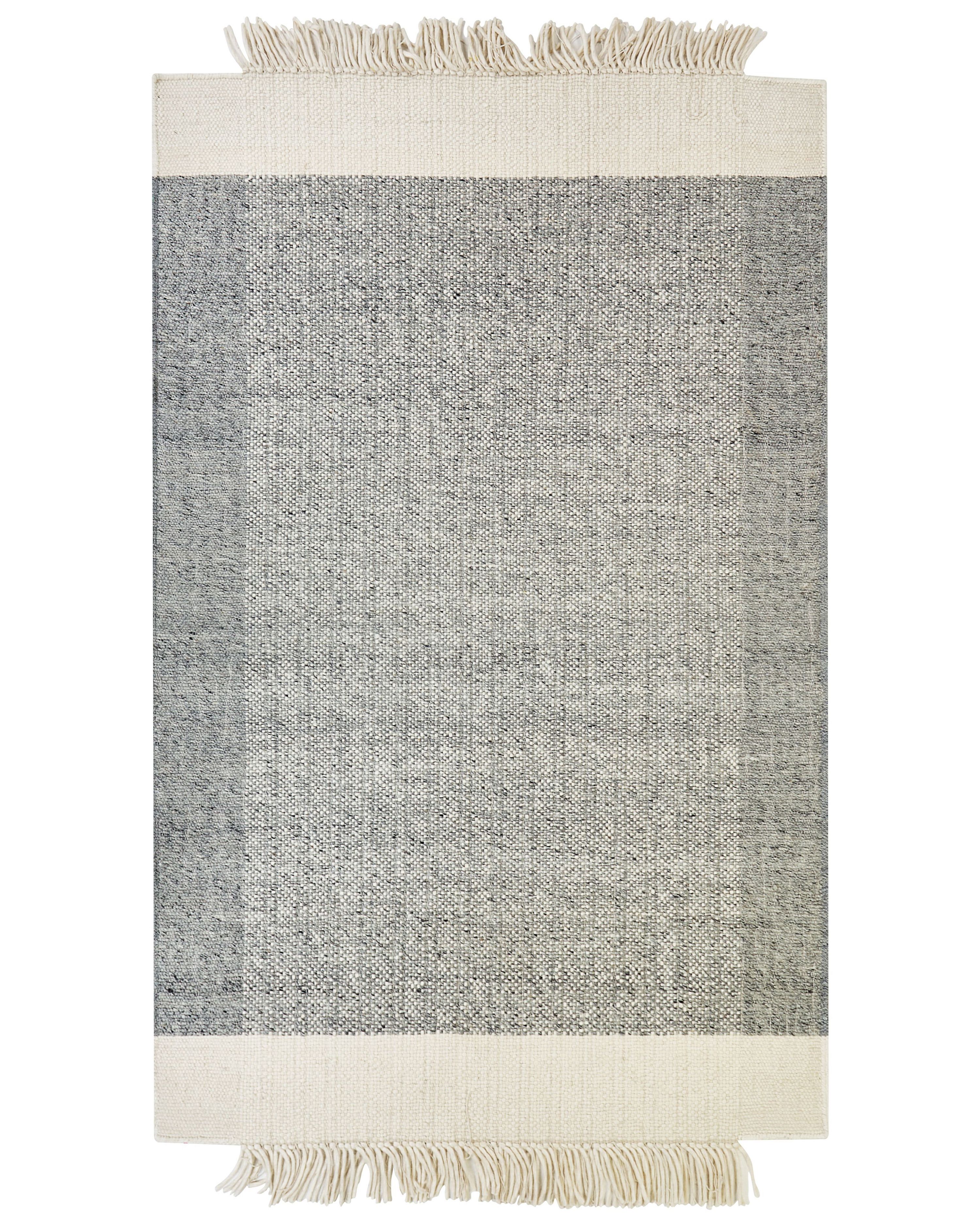 Rug TATLISU Grey 160 x 230 cm Wool