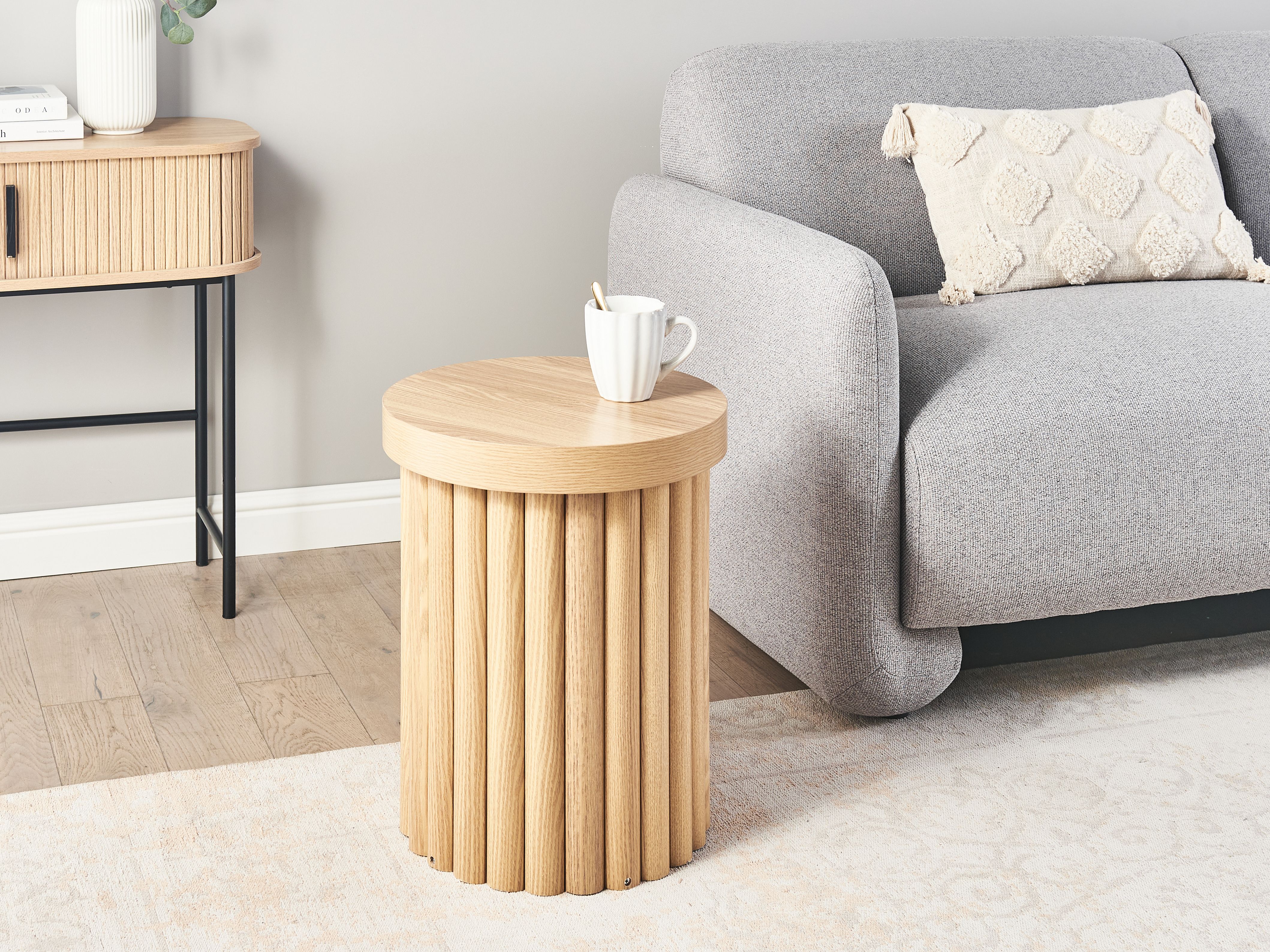 Side Table GENOLA Light Brown