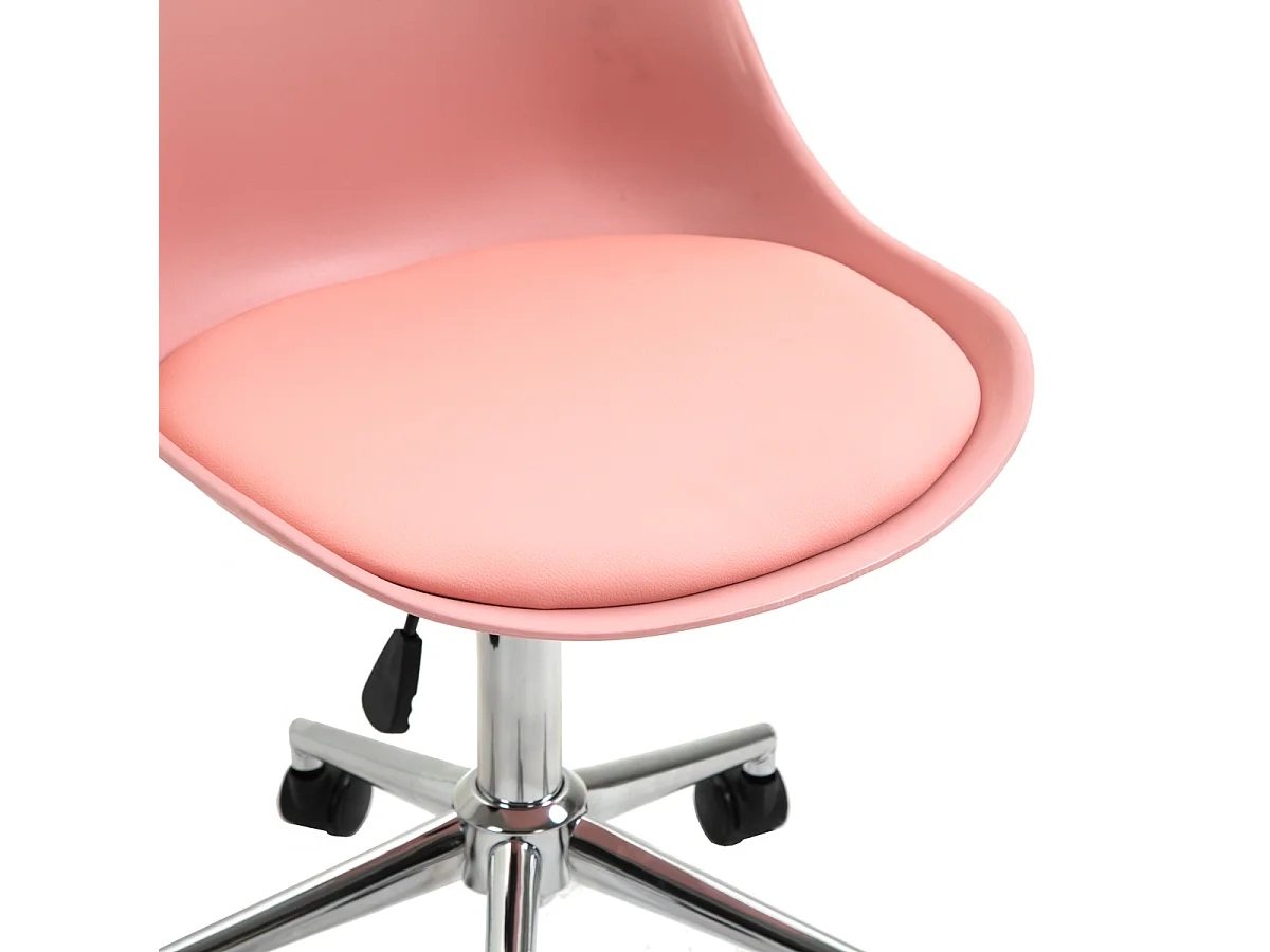 SVITA EDDY chaise de bureau pour enfants chaise pivotante chaise de bureau pour enfants rose
