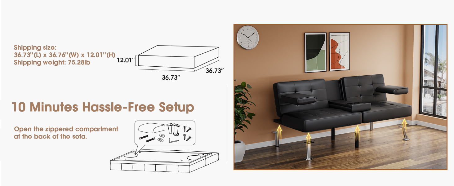 Installation facile du futon