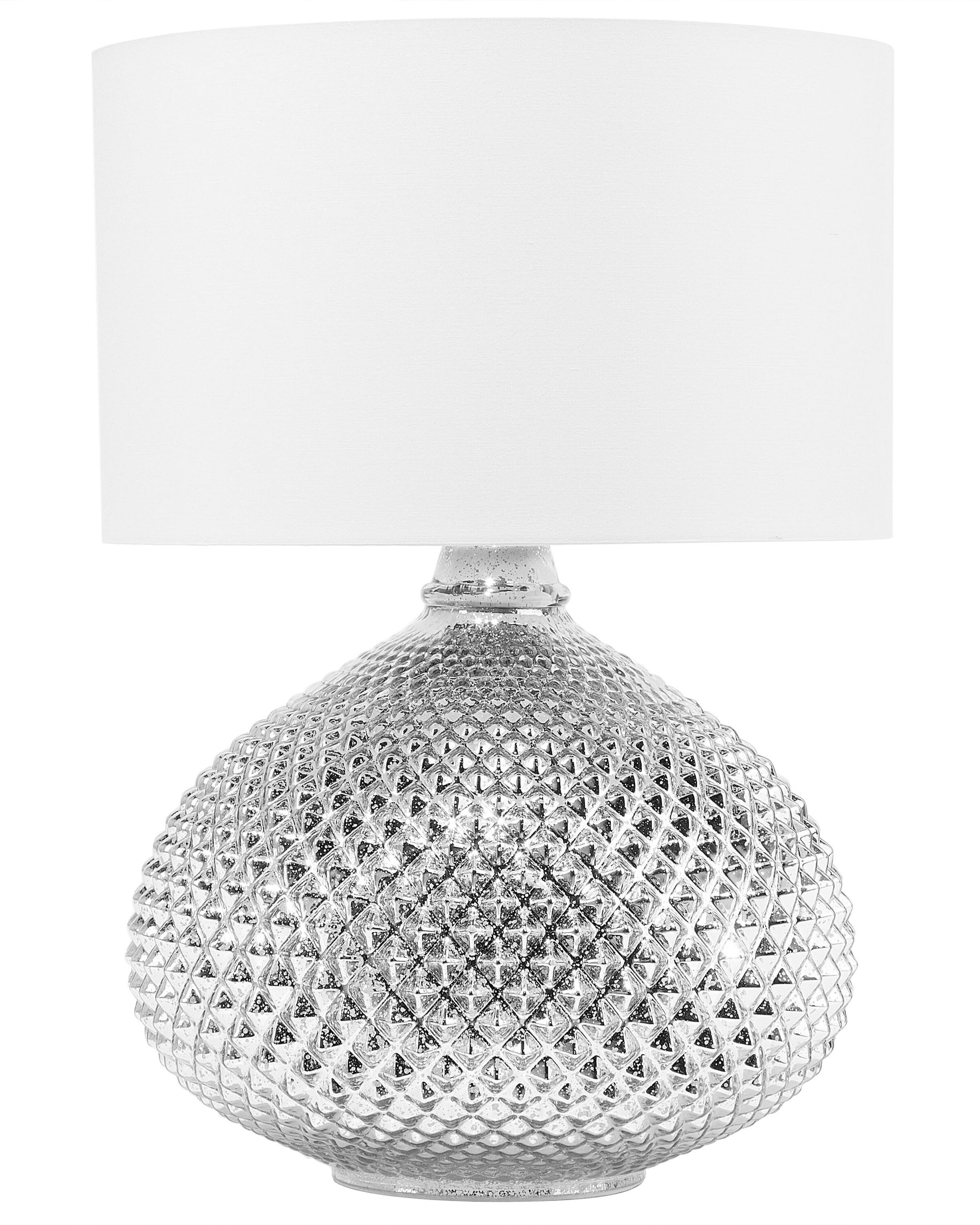 Table Lamp MADON Glass Silver