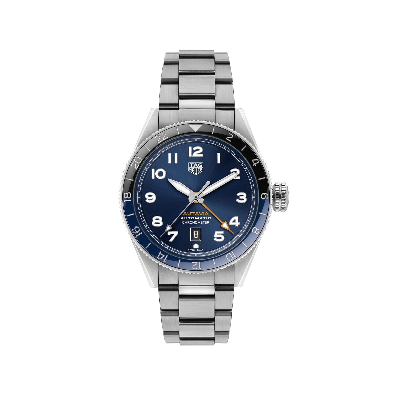 TAG Heuer Replica Watch Autavia Gmt Cosc Automatic 42 mm Steel(1:1 replica) - Top club