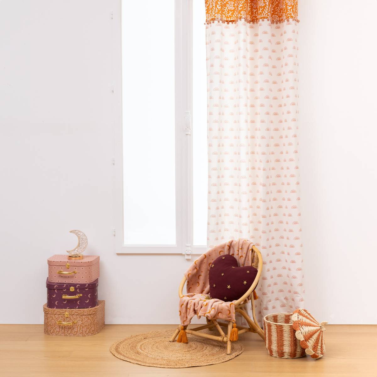 "Bella" Curtain Multicolor, 140x260 cm