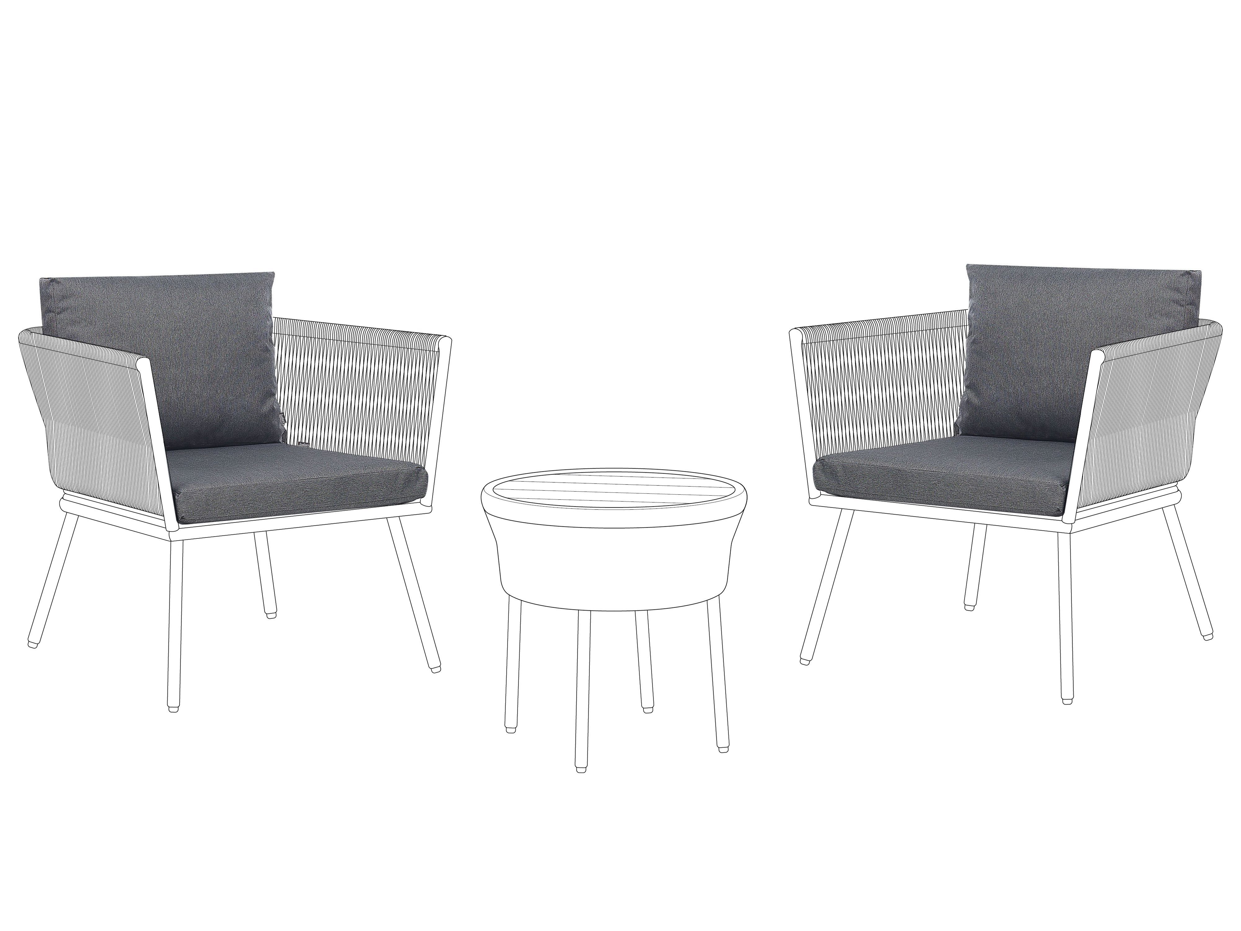 Outdoor Cushion Cover Set GARGANO Grey