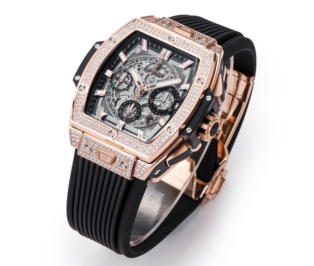 Hublot Spirit of Big Bang Textured Rubber Strap(1:1 replica) - Elite Watch Atelier