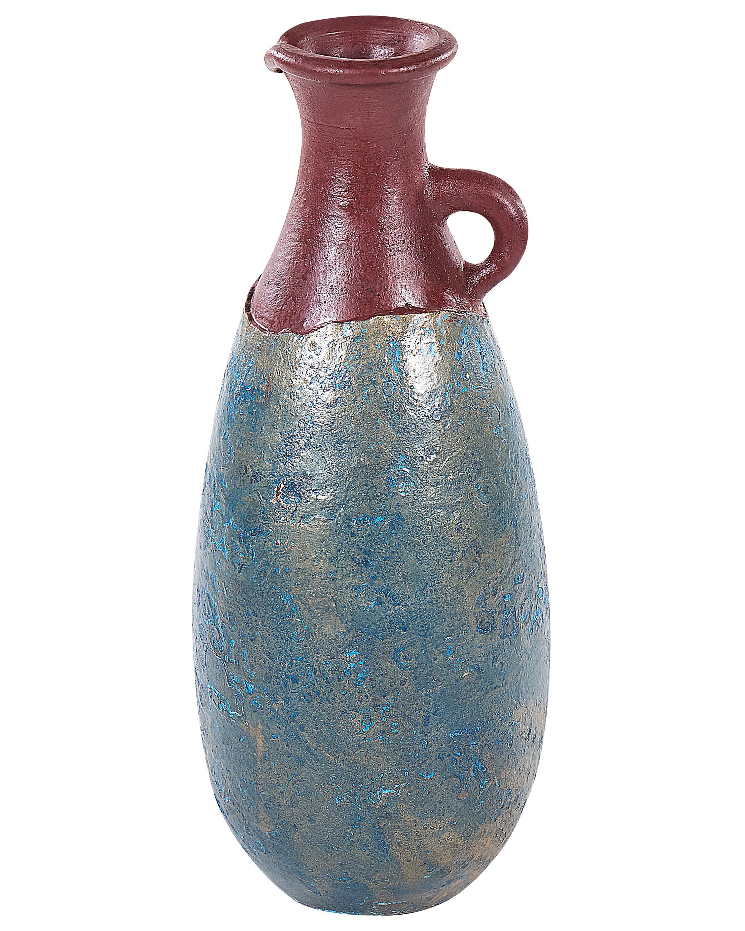 Decorative Vase VELIA Ceramic 50 cm Blue
