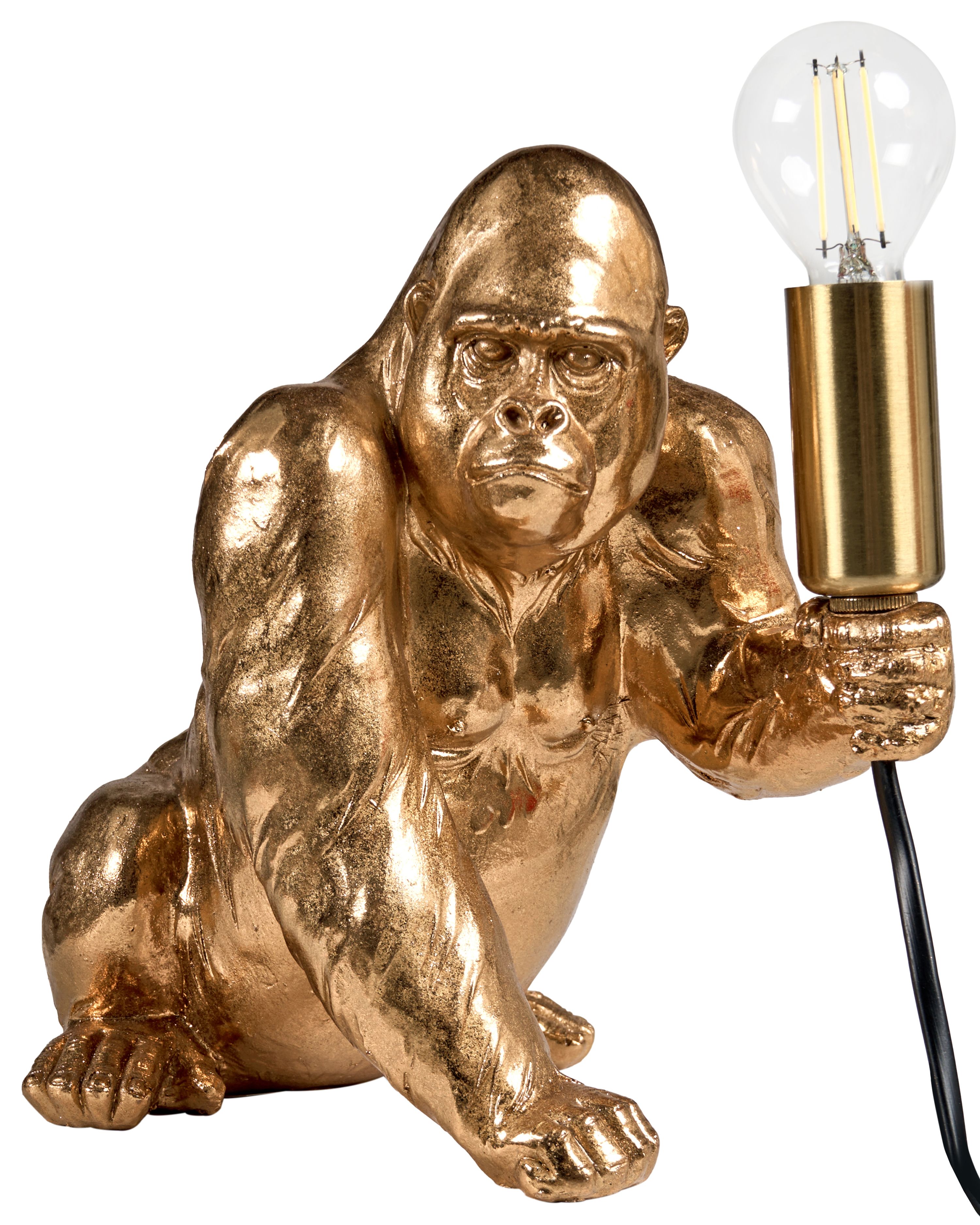 Table Lamp Gorilla HARAMBE Gold