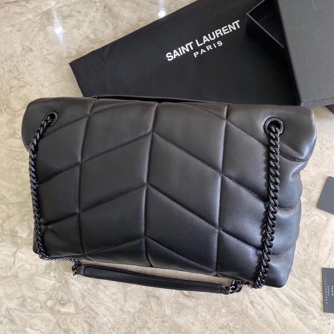 PUFFER SMALL BAG IN QUILTED SUEDE1:1High-quality replica