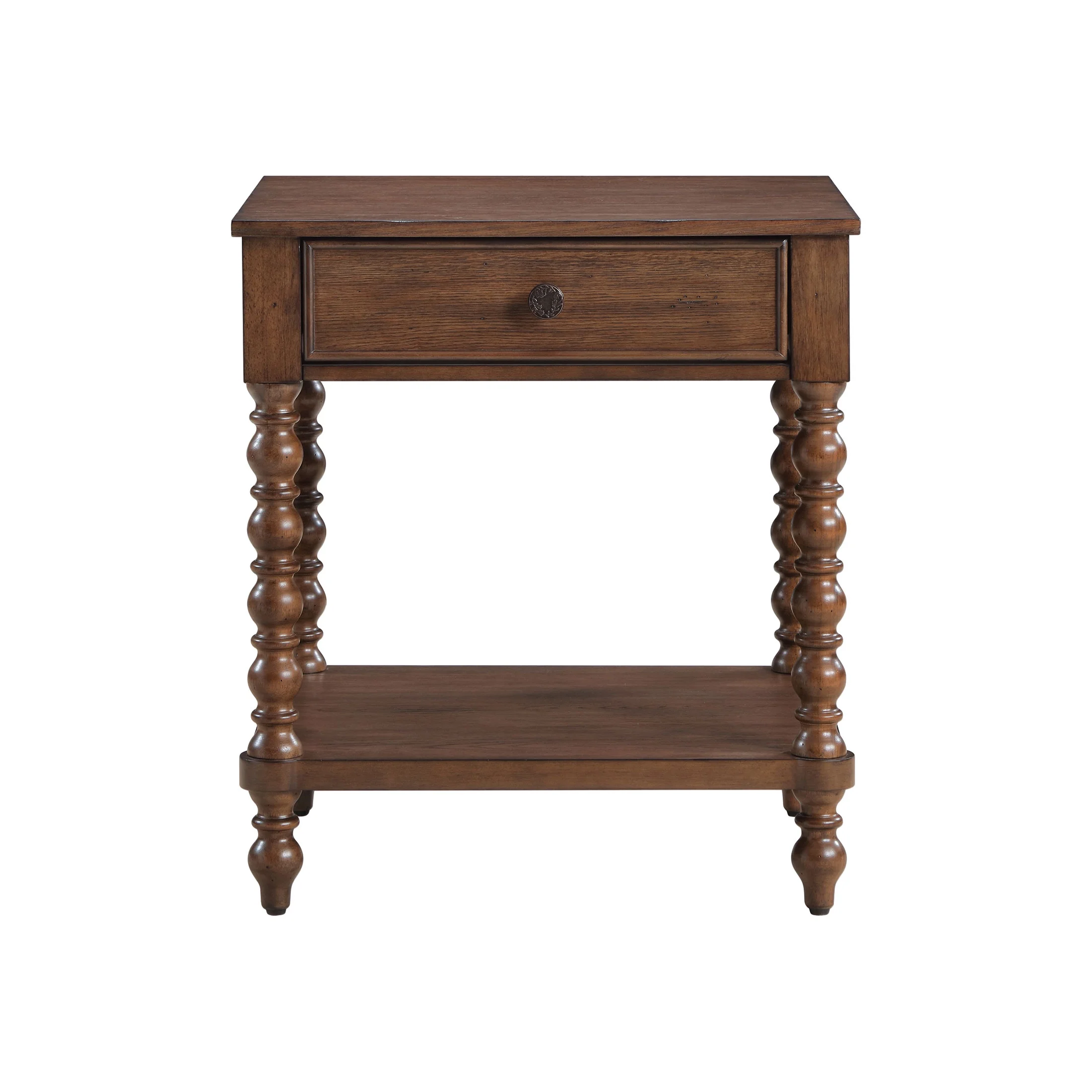 Pioneer Woman Harper Spindle Nightstand with USB Charging Ports, Adults and Teens, White Finish - Image 24
