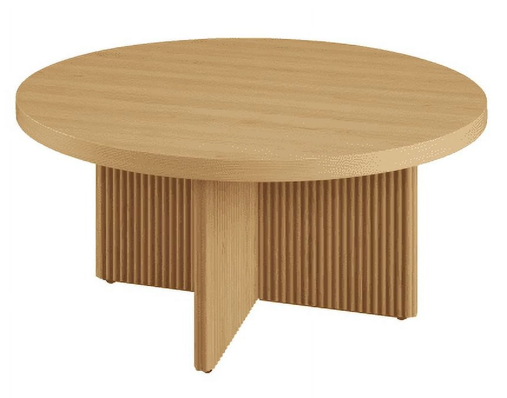 Better Homes & Gardens Lillian Fluted Coffee Table, Natural Pine Finish - Image 6