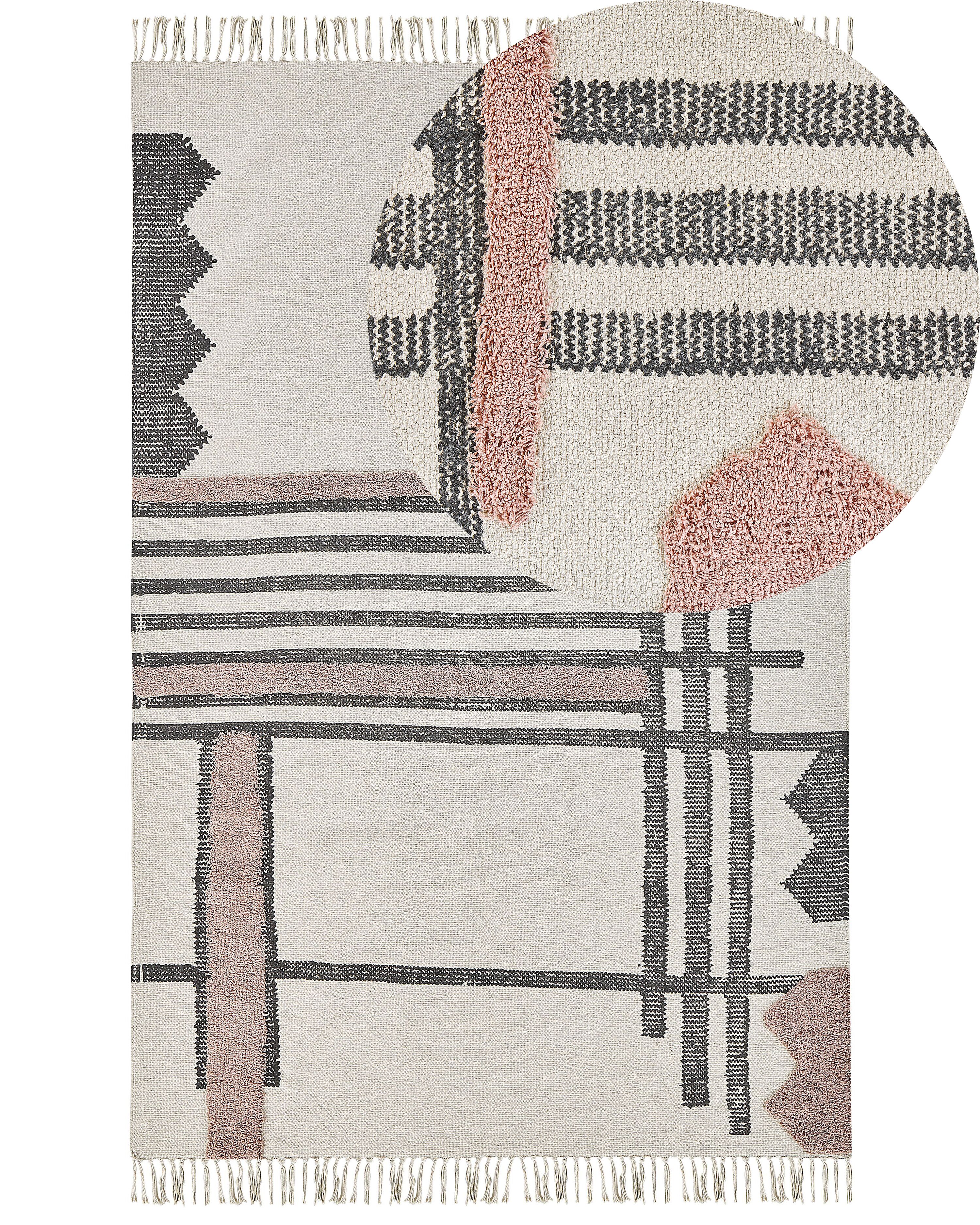 Rug MURADIYE Beige 160 x 230 cm Cotton