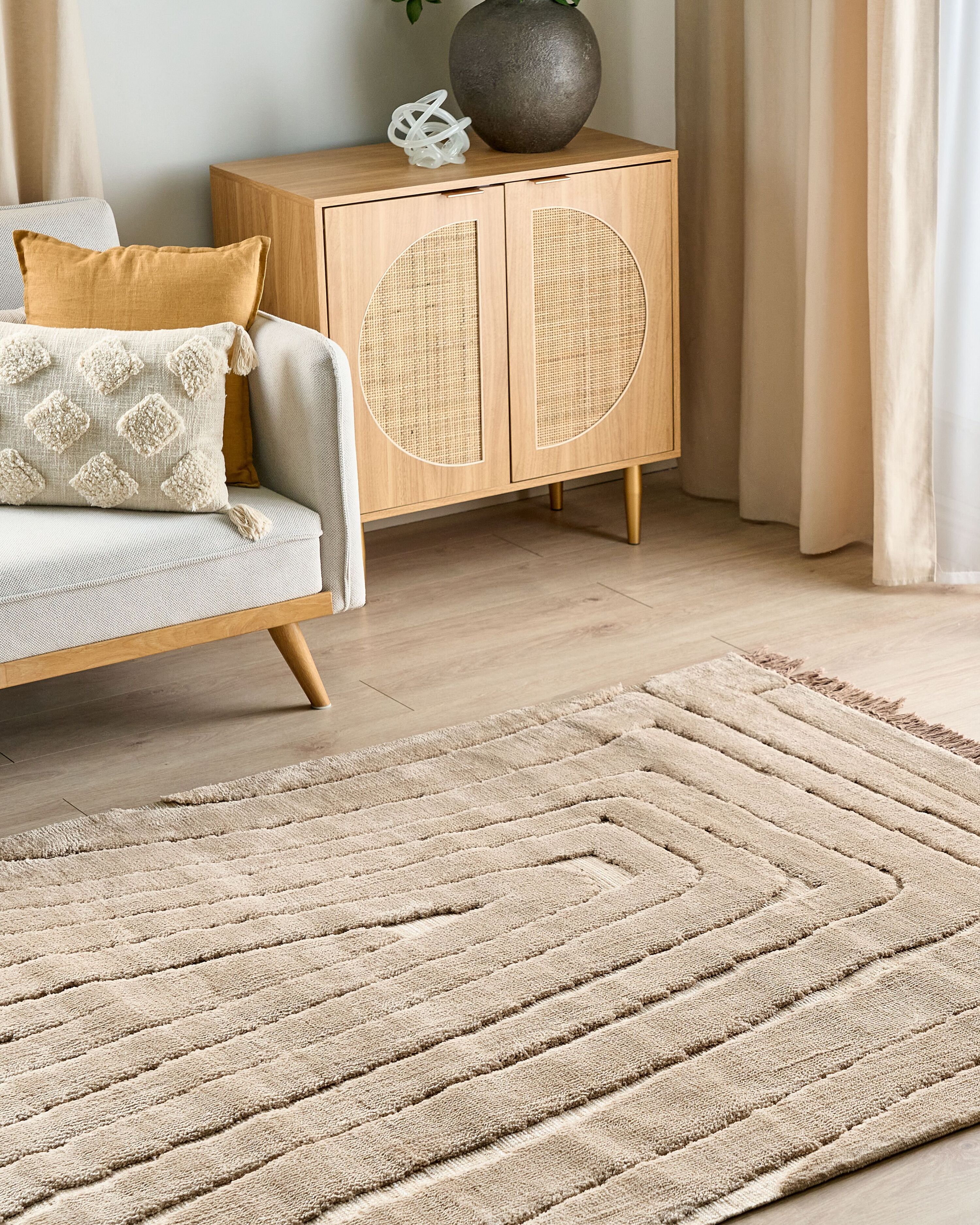 Rug SAZOO Beige 160 x 230 cm