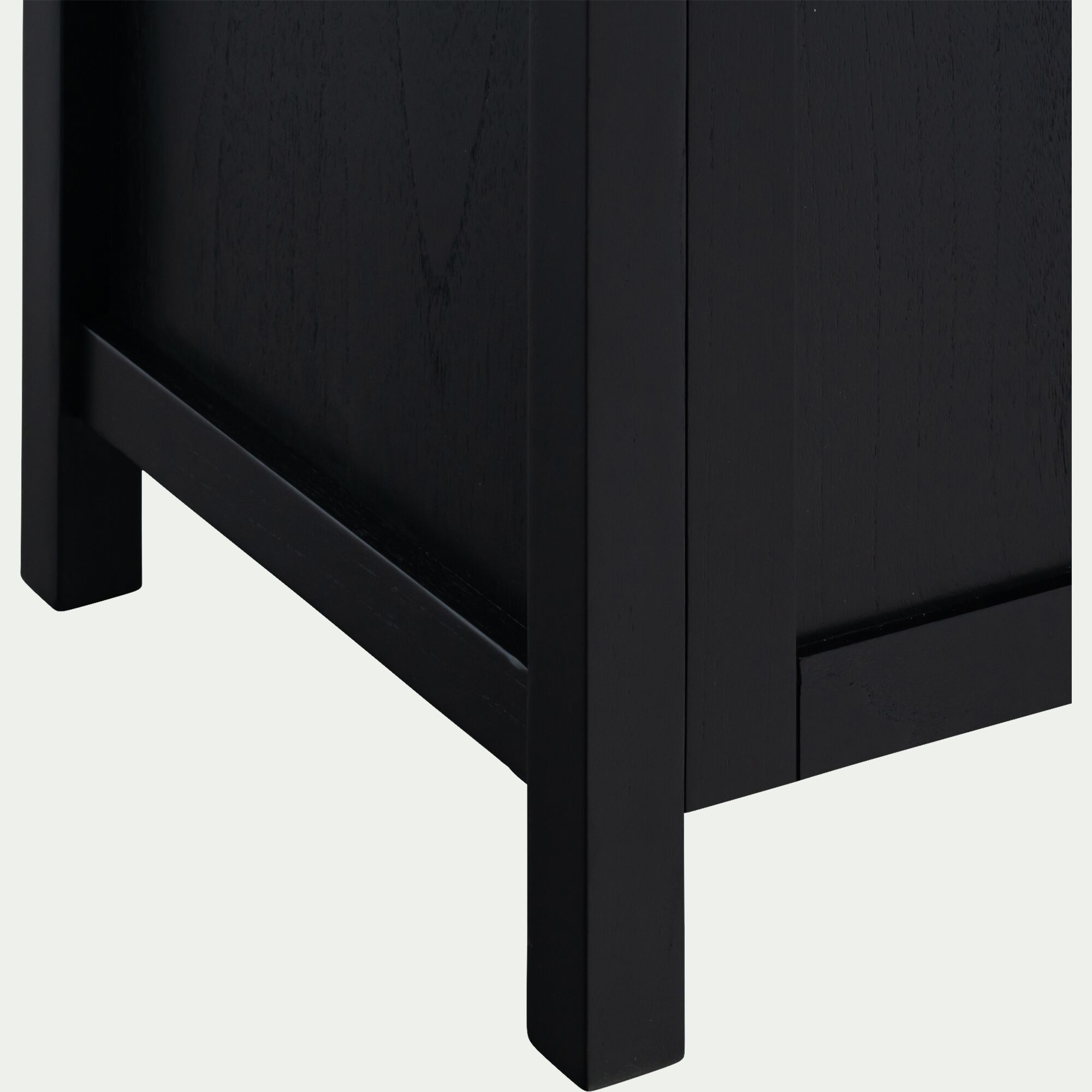 VALLAURIS - Meuble sous-vasque simple et 1 porte en bois de cèdre - L80cm