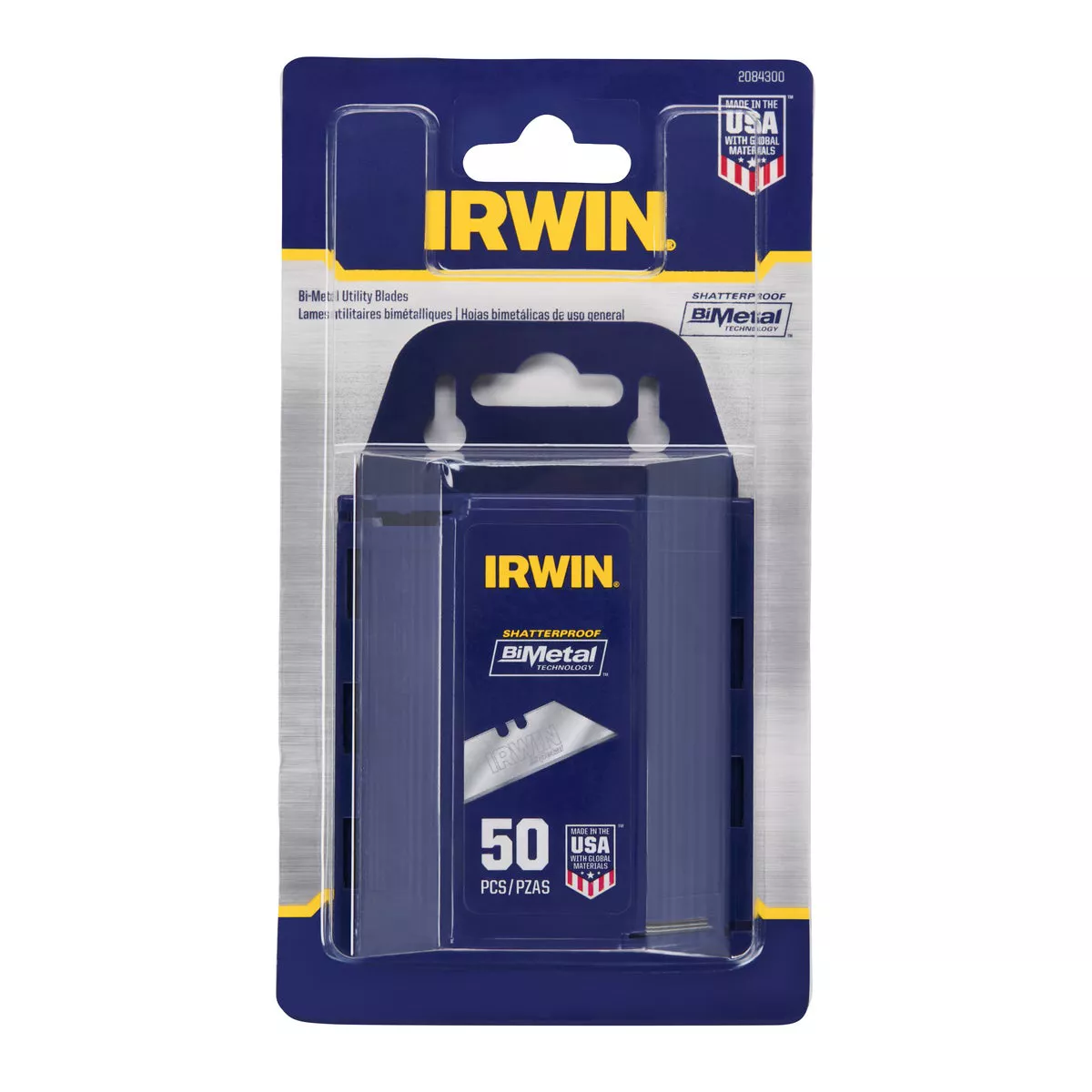 Irwin Blue Blade 2-Point 2-3/8 In. Utility Knife Blade (50-Pack)