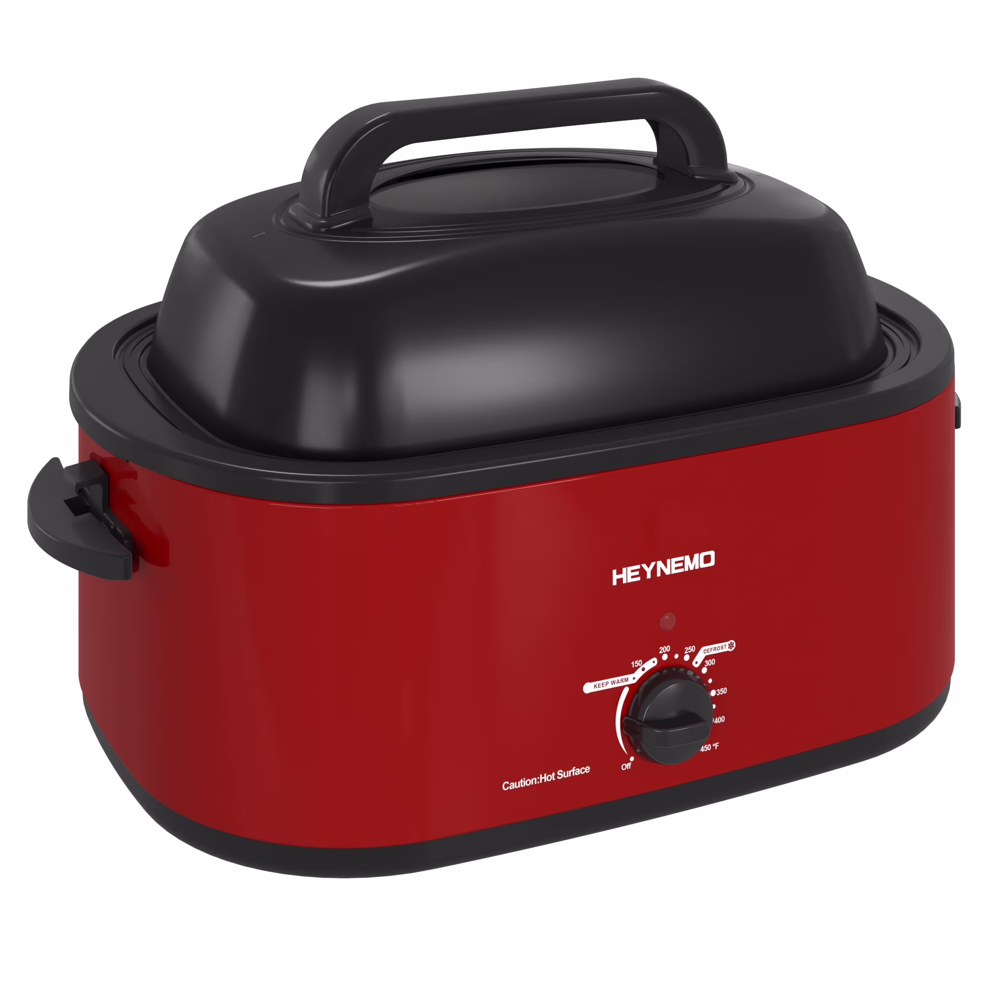 Superjoe 26QT Electric Roaster Oven, Stainless Steel, Self-Basting Lid Removable Insert Pot, Black - Image 5