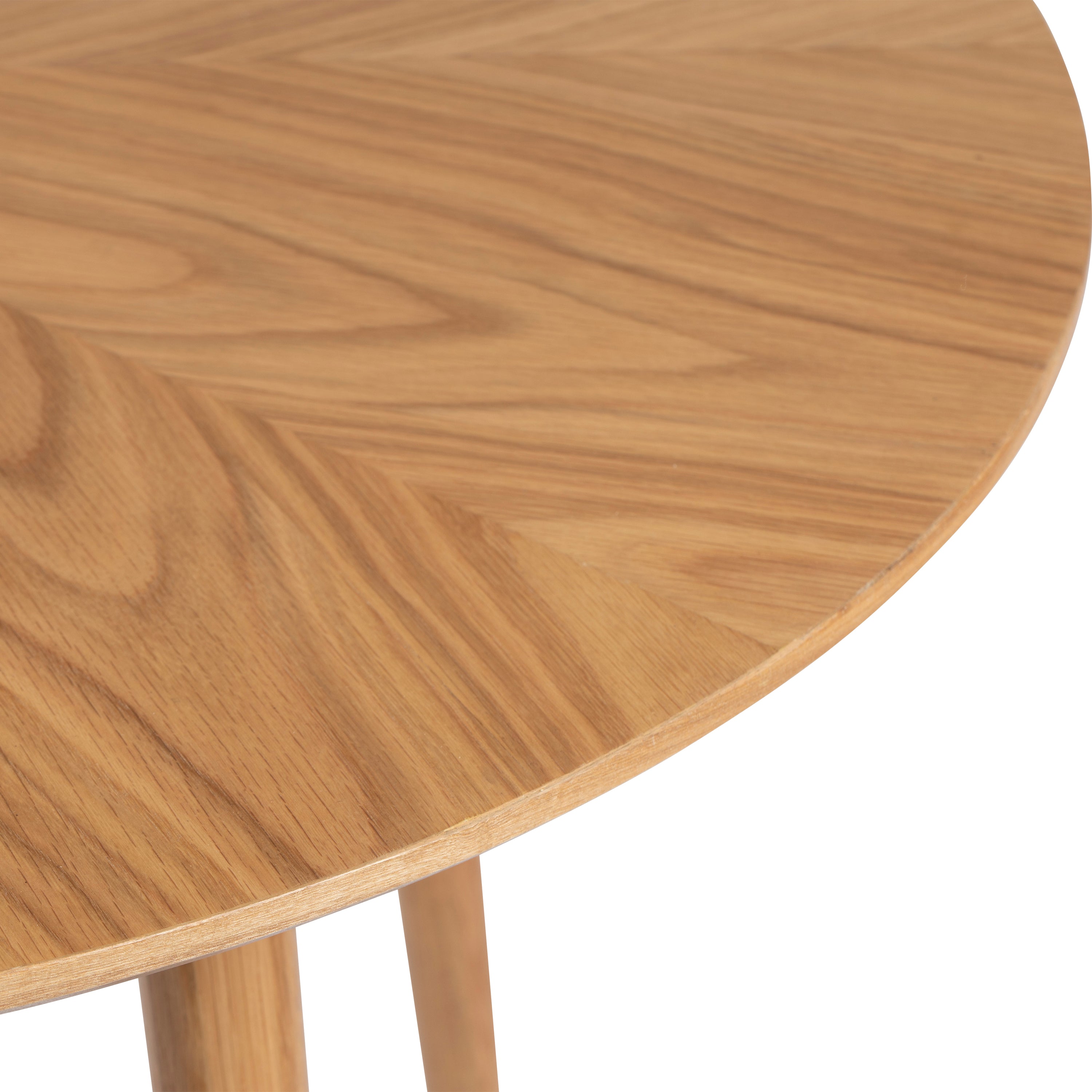 Blokker basic Finn Eettafel - Ø 120 cm - Bruin
