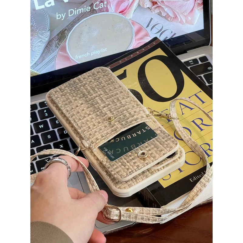 Pra Weave Card Bag Crossbody iPhone Case - Wholesale & Influencer