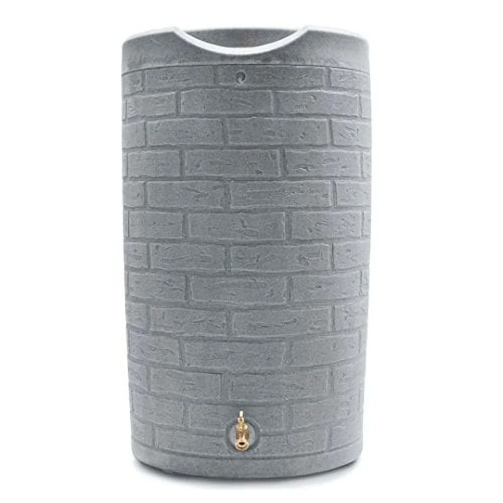 Good Ideas Impressions Downton Rain Saver Rain Barrel, 50 Gallon, Dark Granite - IMP-D50-DAR - Image 4 Good Ideas Impressions Downton Rain Saver Rain Barrel, 50 Gallon, Dark Granite - IMP-D50-DAR - Image 4