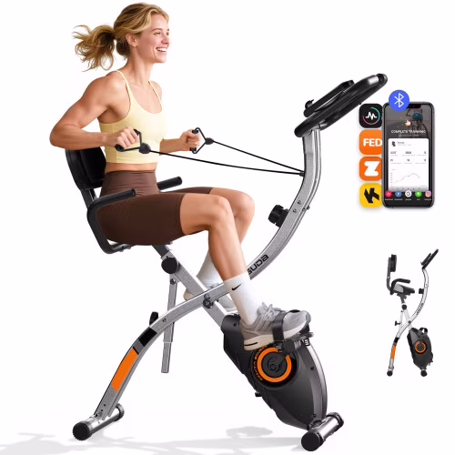 YOSUDA Folding Exercise Bike, Indoor Home Stationary Bike Workout 270LB Capacity - Image 3