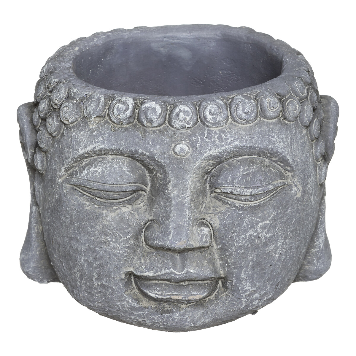 Cement pot "Buddha" H.9 cm